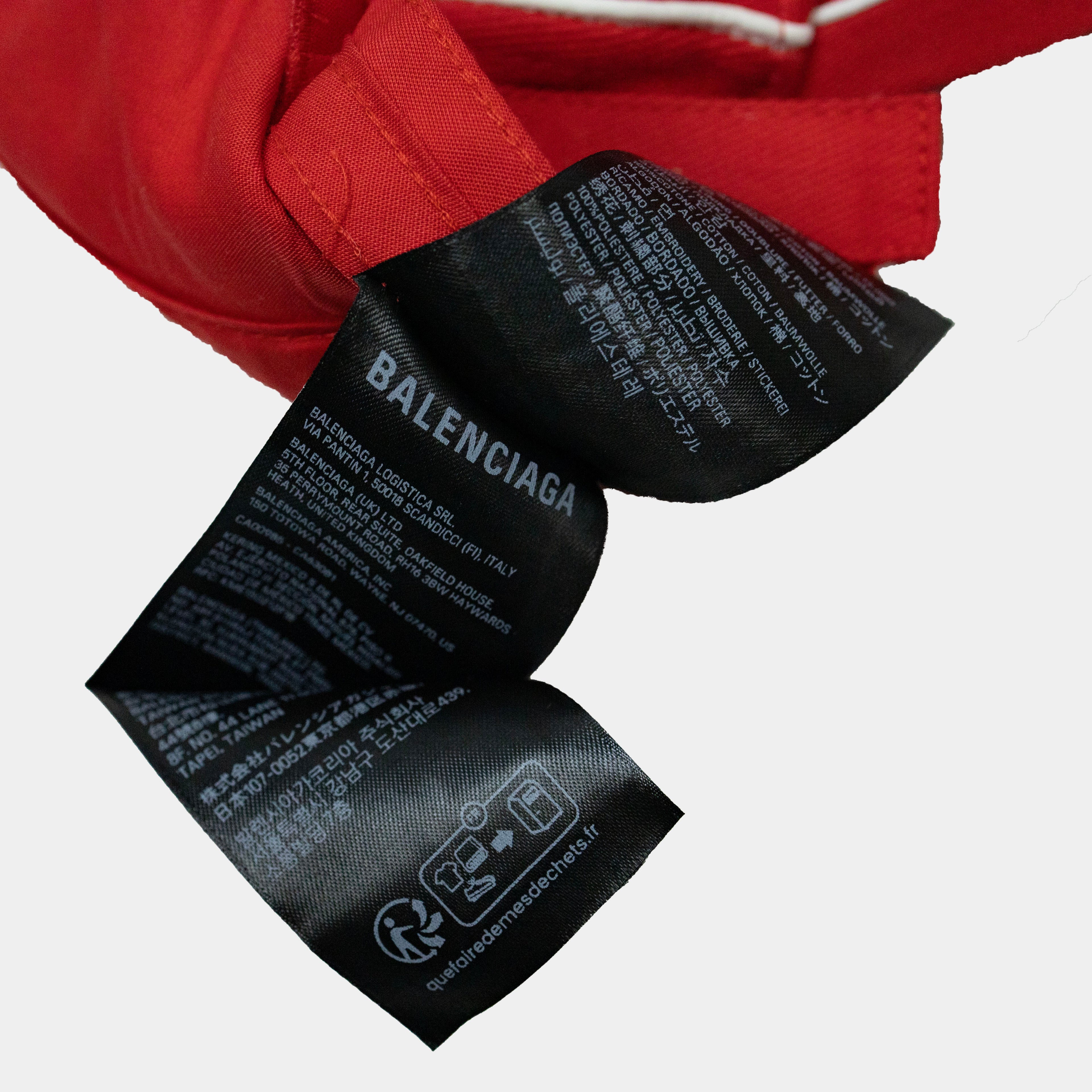 Balenciaga Soccer Crest Logo Paris Cap