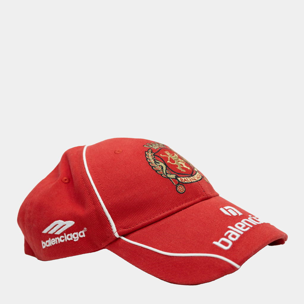 Balenciaga Soccer Crest Logo Paris Cap