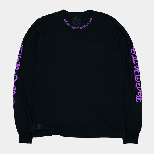 Chrome Hearts Scripture Sleeve Logo Longsleeve T-Shirt