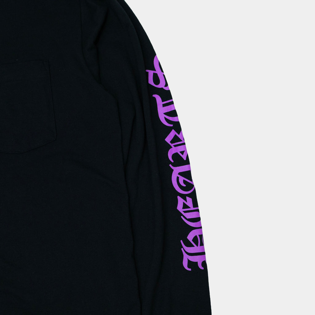 Chrome Hearts Scripture Sleeve Logo Long Sleeve T-Shirt