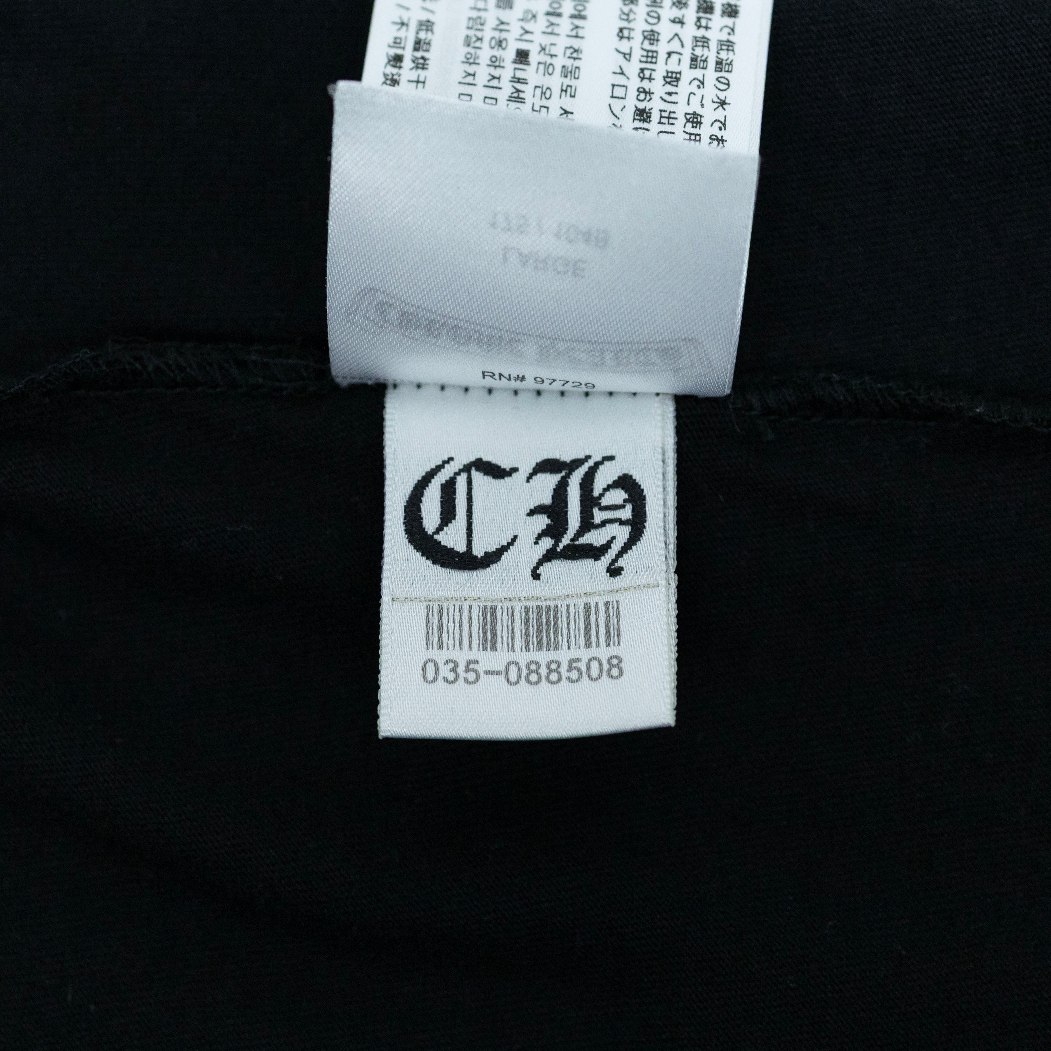 Chrome Hearts Scripture Sleeve Logo Long Sleeve T-Shirt