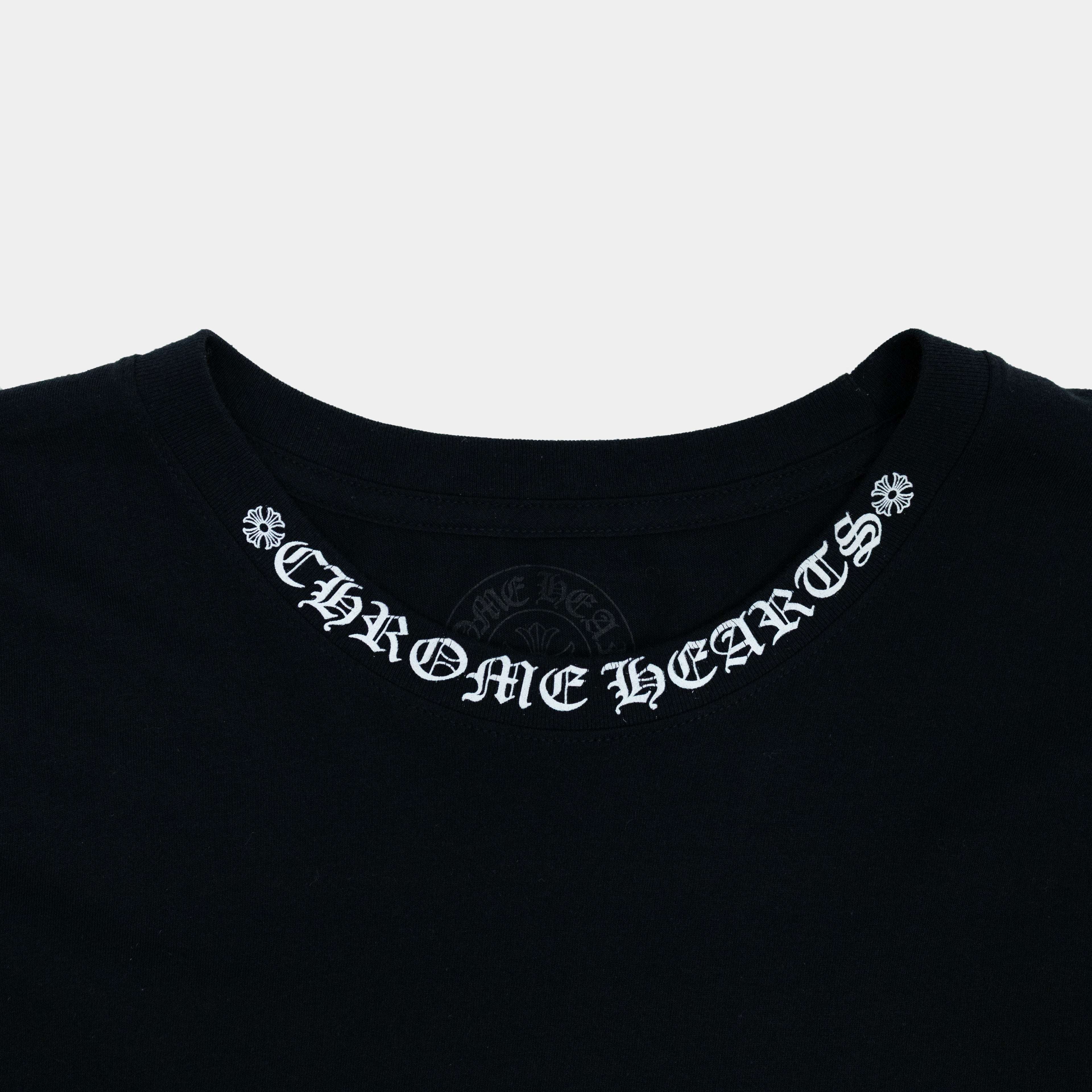 Chrome Hearts Scripture Sleeve Logo Long Sleeve T-Shirt