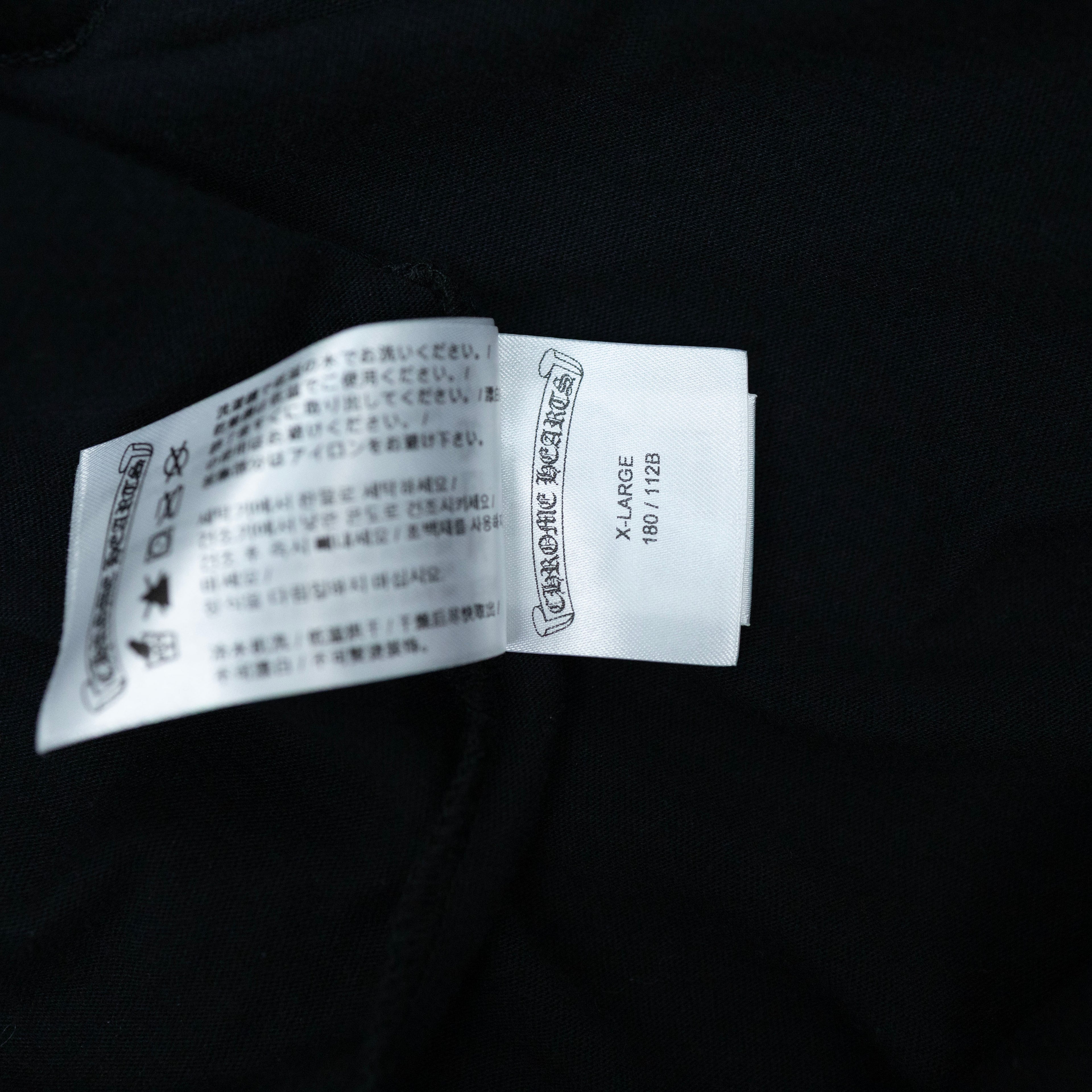 Chrome Hearts Scripture Sleeve Logo Long Sleeve T-Shirt