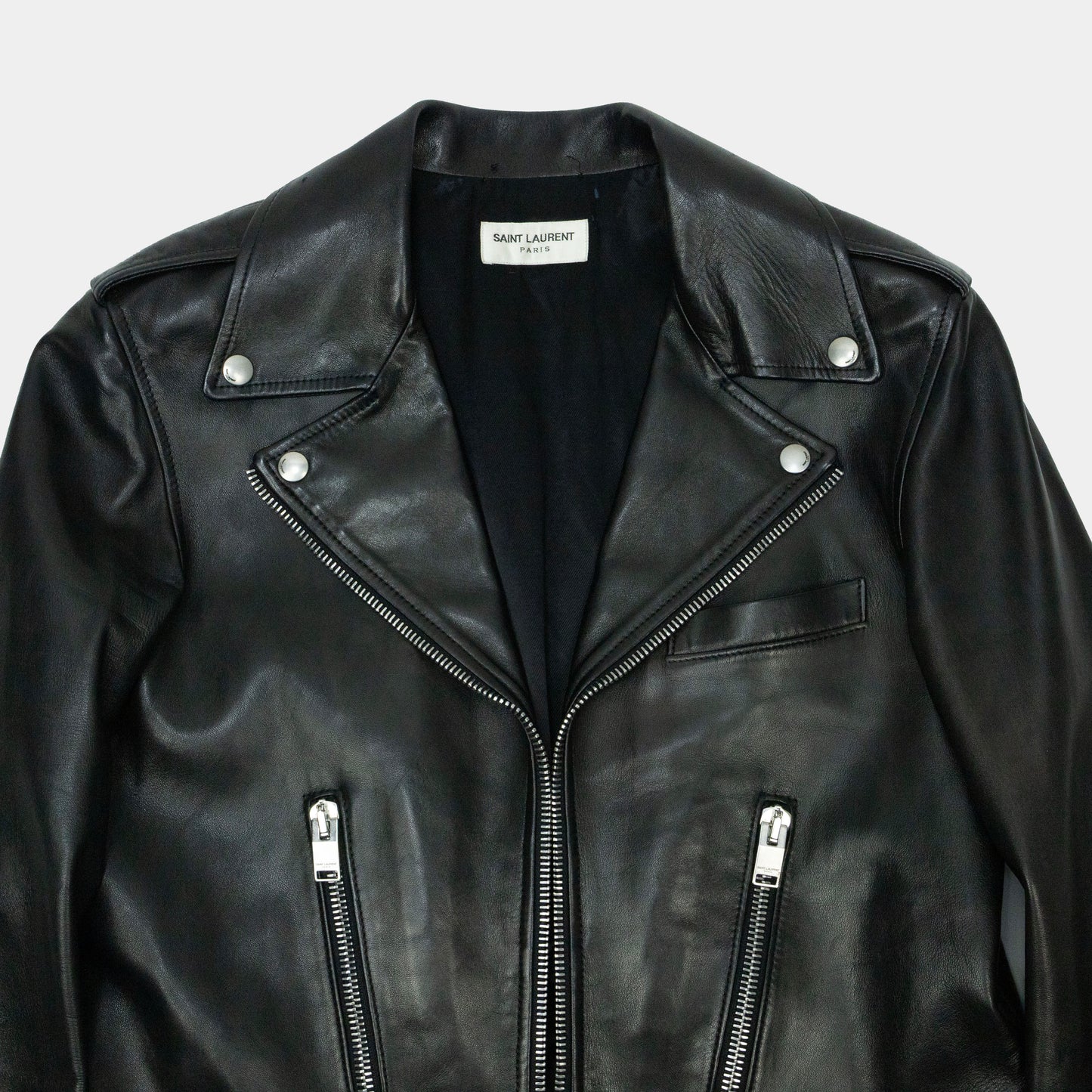 Saint Laurent A/W 2013 Hedi Slimane Leather Biker Jacket