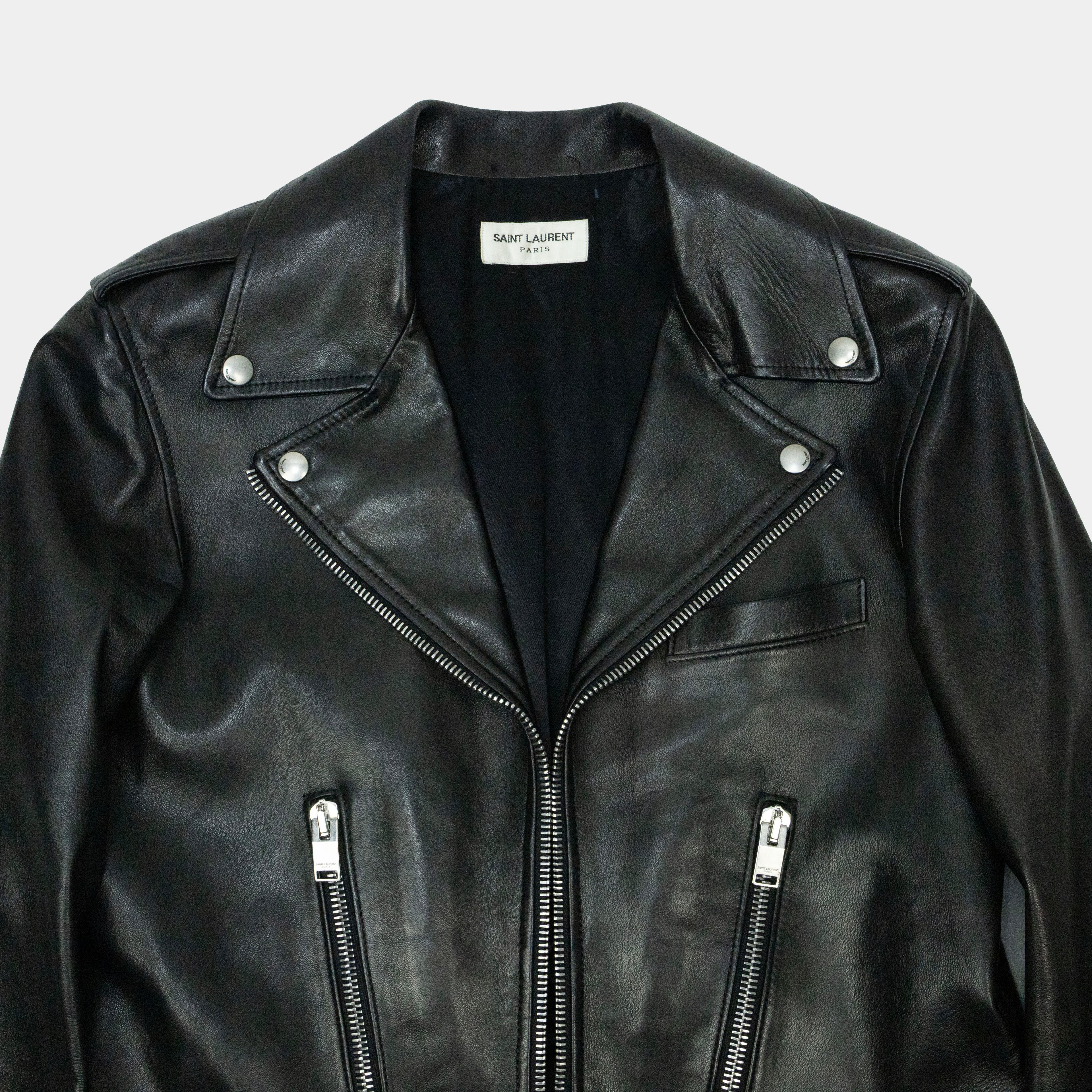 Saint Laurent A/W 2013 Hedi Slimane Leather Biker Jacket