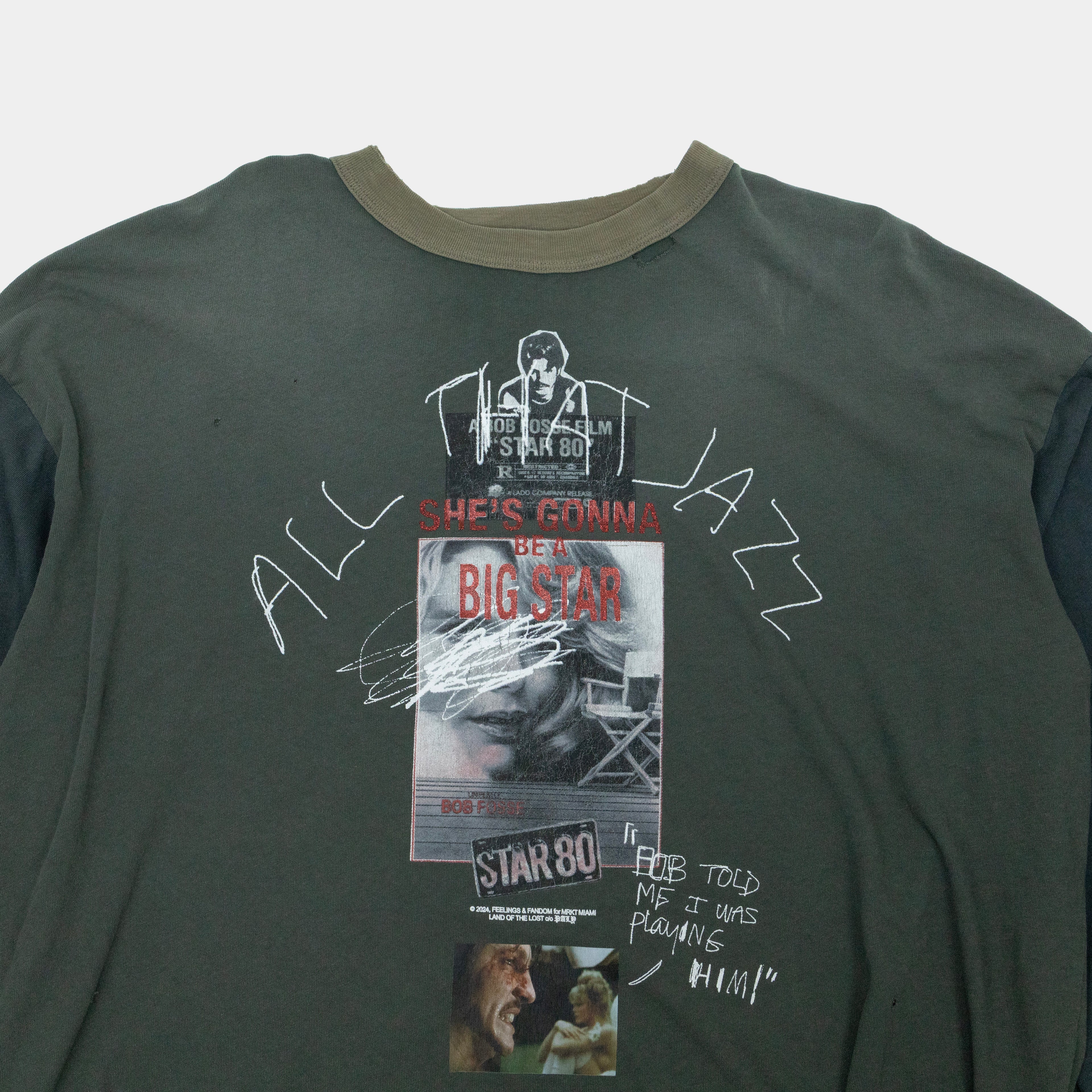 Paly Hollywood 80s Star Long Sleeve T-Shirt