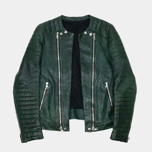 Balmain S/S 2013 Leather Biker Jacket