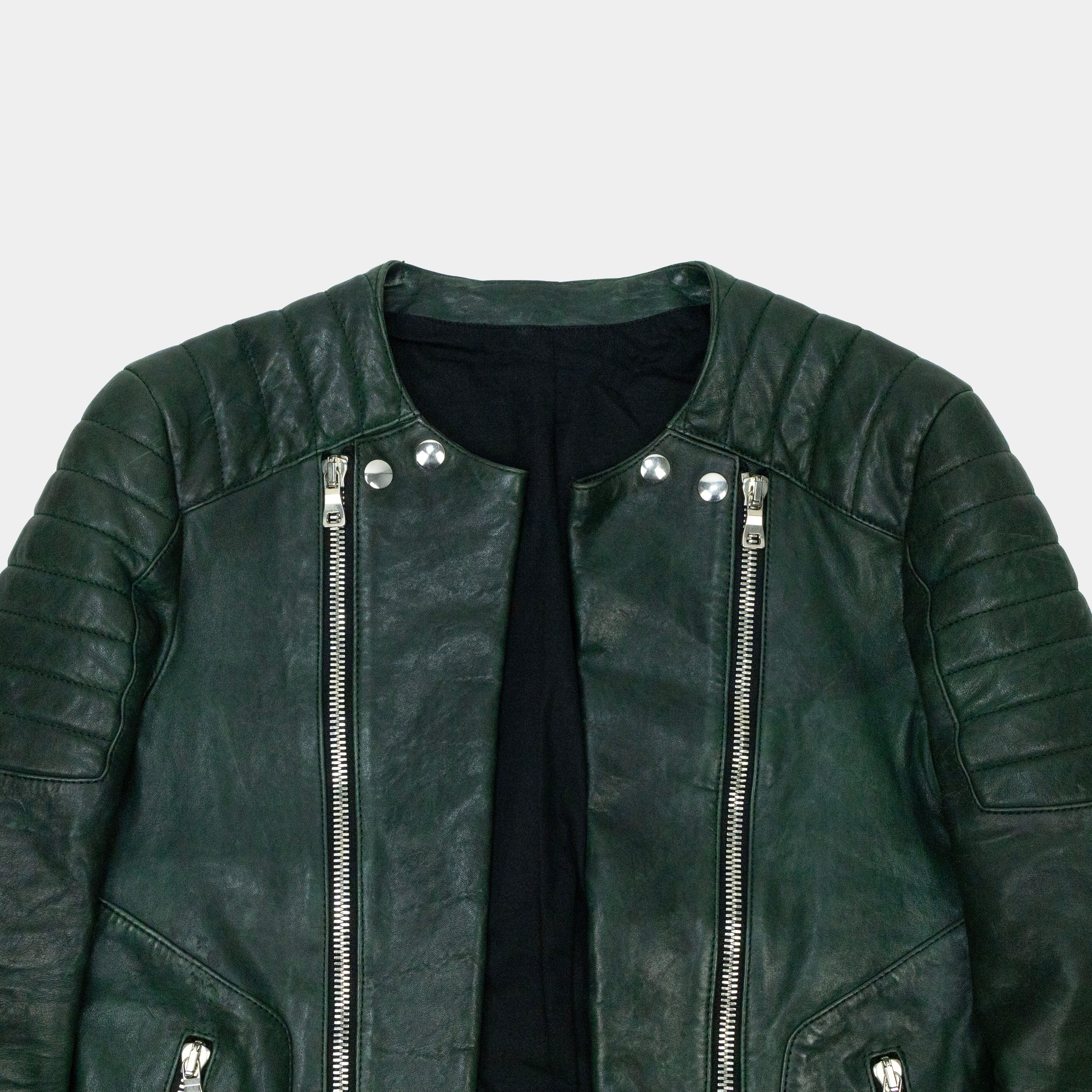 Balmain S/S 2013 Leather Biker Jacket