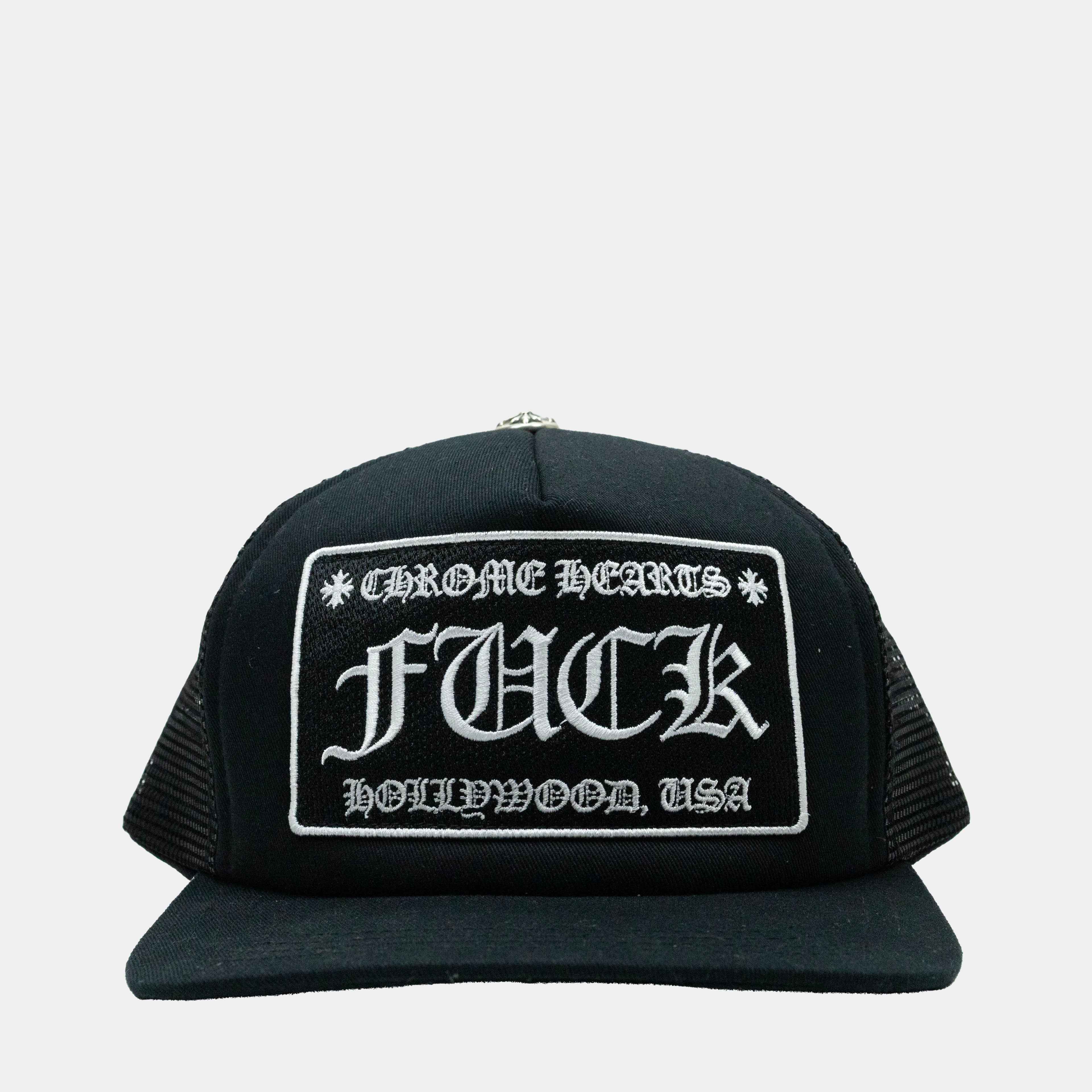 Chrome Hearts F*ck Hollywood Trucker Hat
