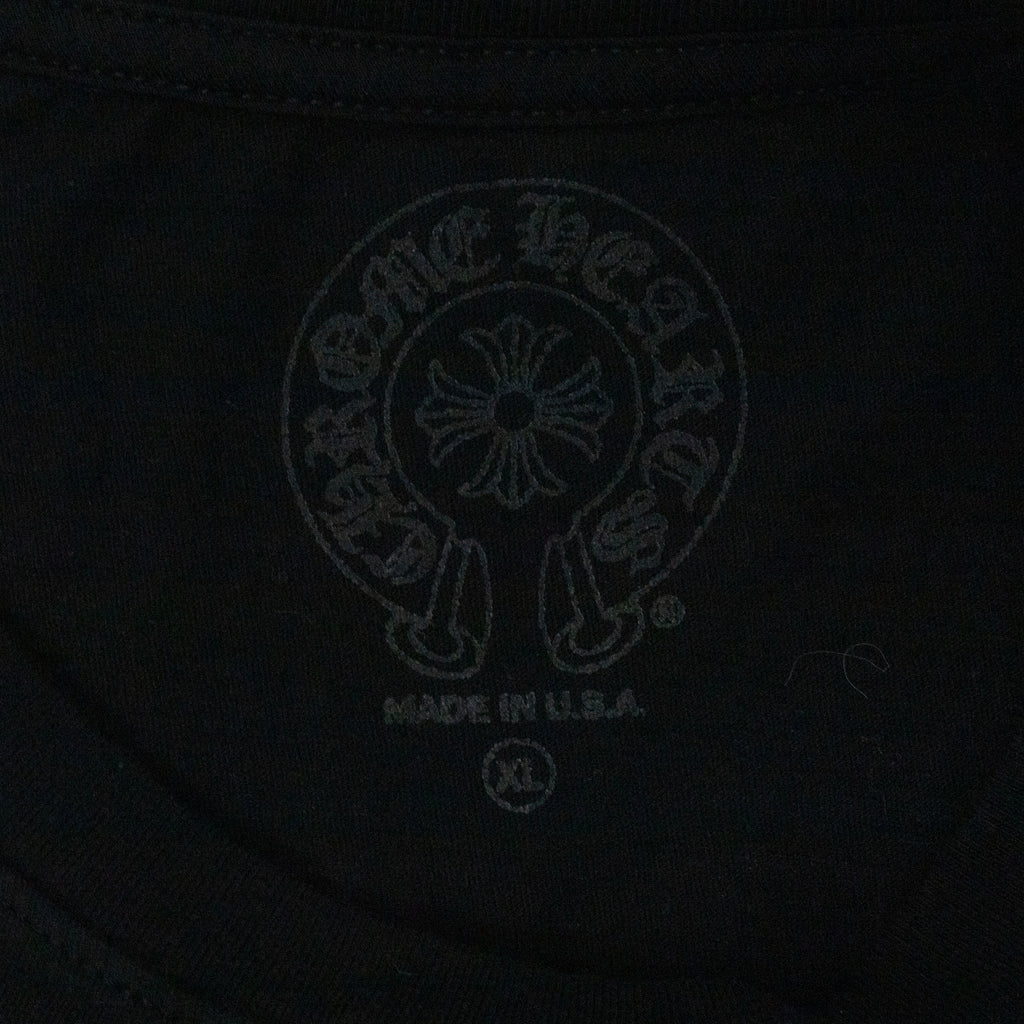 Chrome Hearts Scroll Logo Long Sleeve T-Shirt