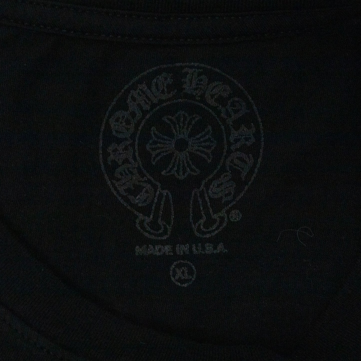 Chrome Hearts Scroll Logo Longsleeve T-Shirt