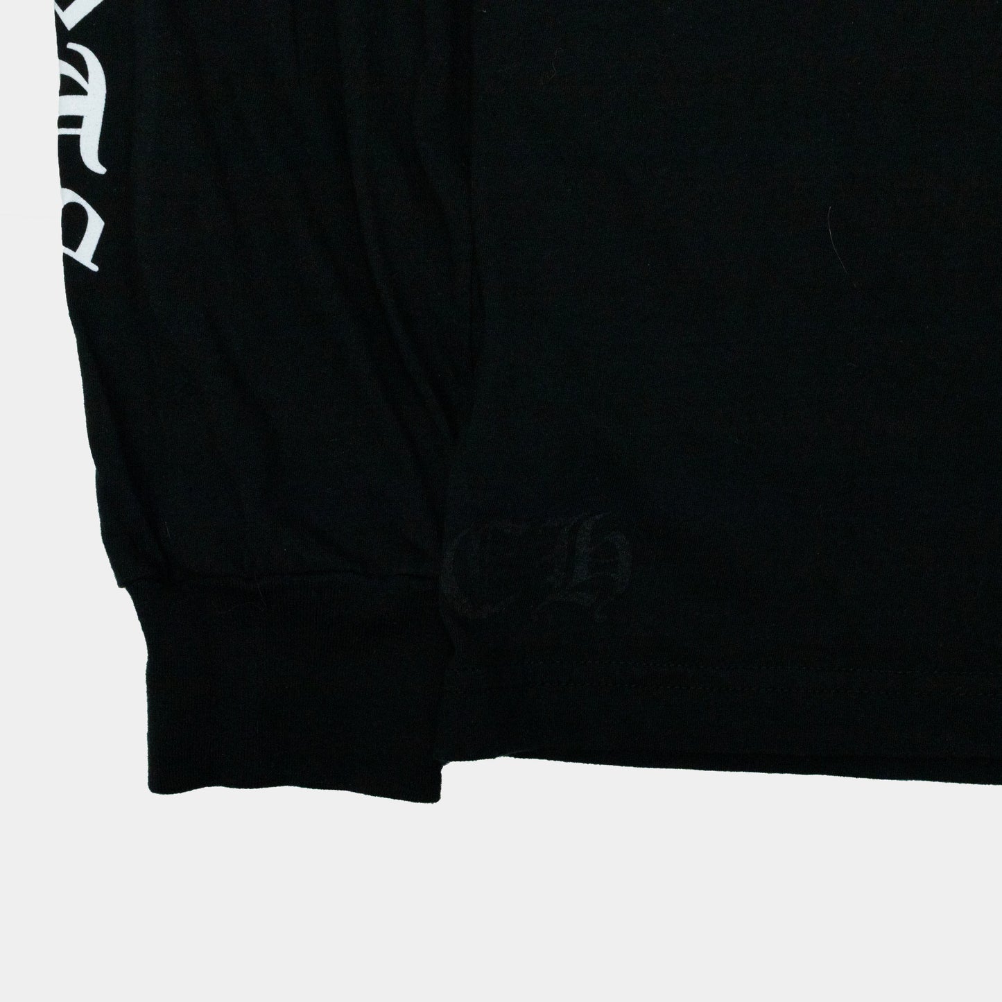 Chrome Hearts Scroll Logo Longsleeve T-Shirt