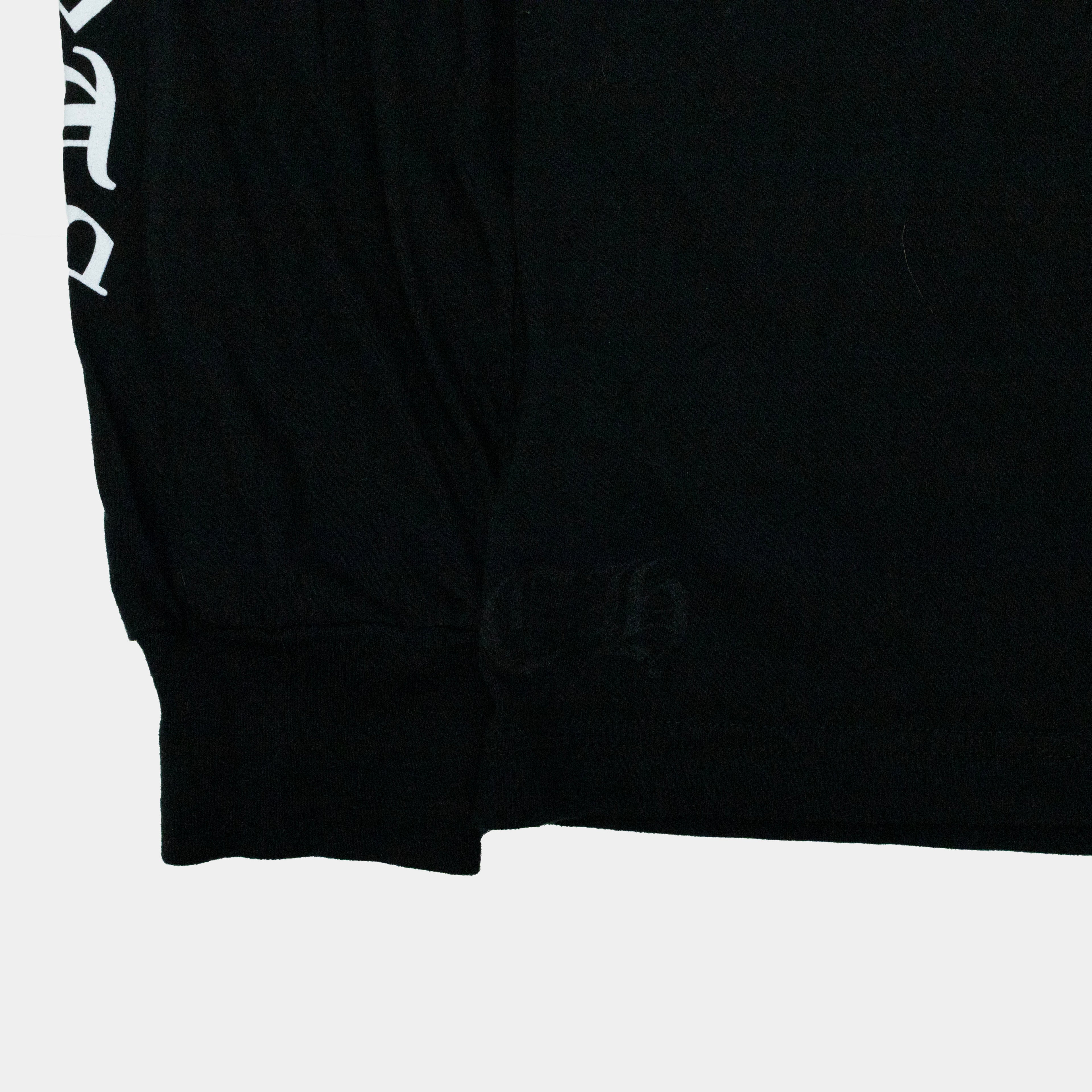Chrome Hearts Scroll Logo Long Sleeve T-Shirt