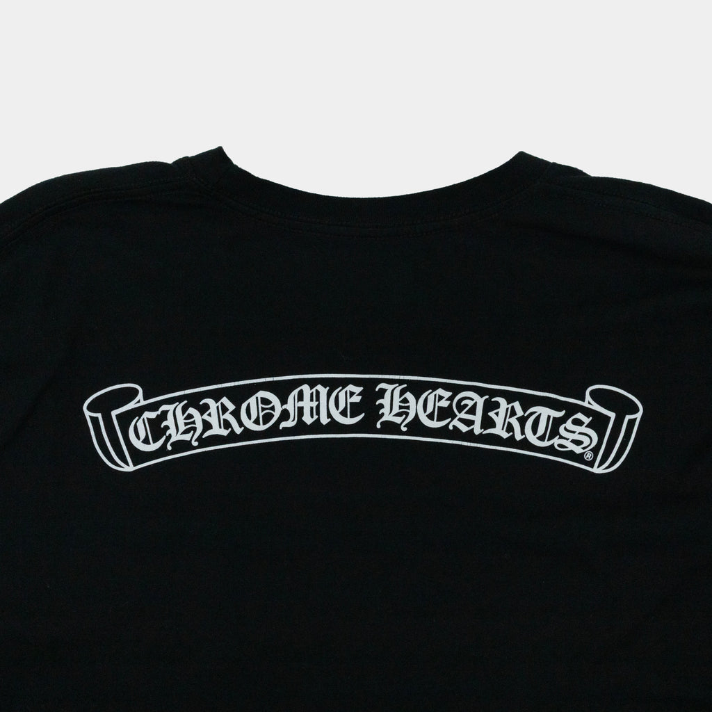 Chrome Hearts Scroll Logo Long Sleeve T-Shirt