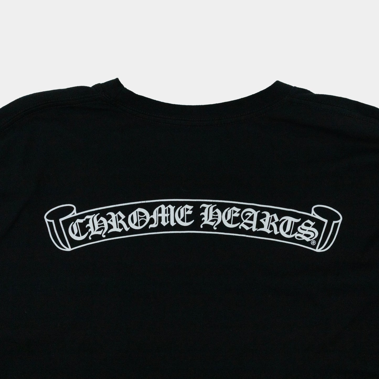 Chrome Hearts Scroll Logo Longsleeve T-Shirt