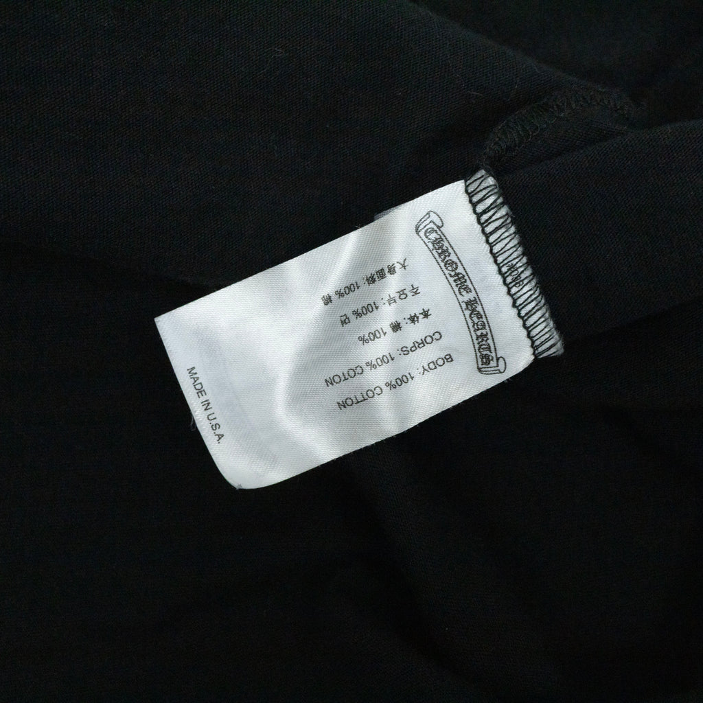 Chrome Hearts Scroll Logo Long Sleeve T-Shirt