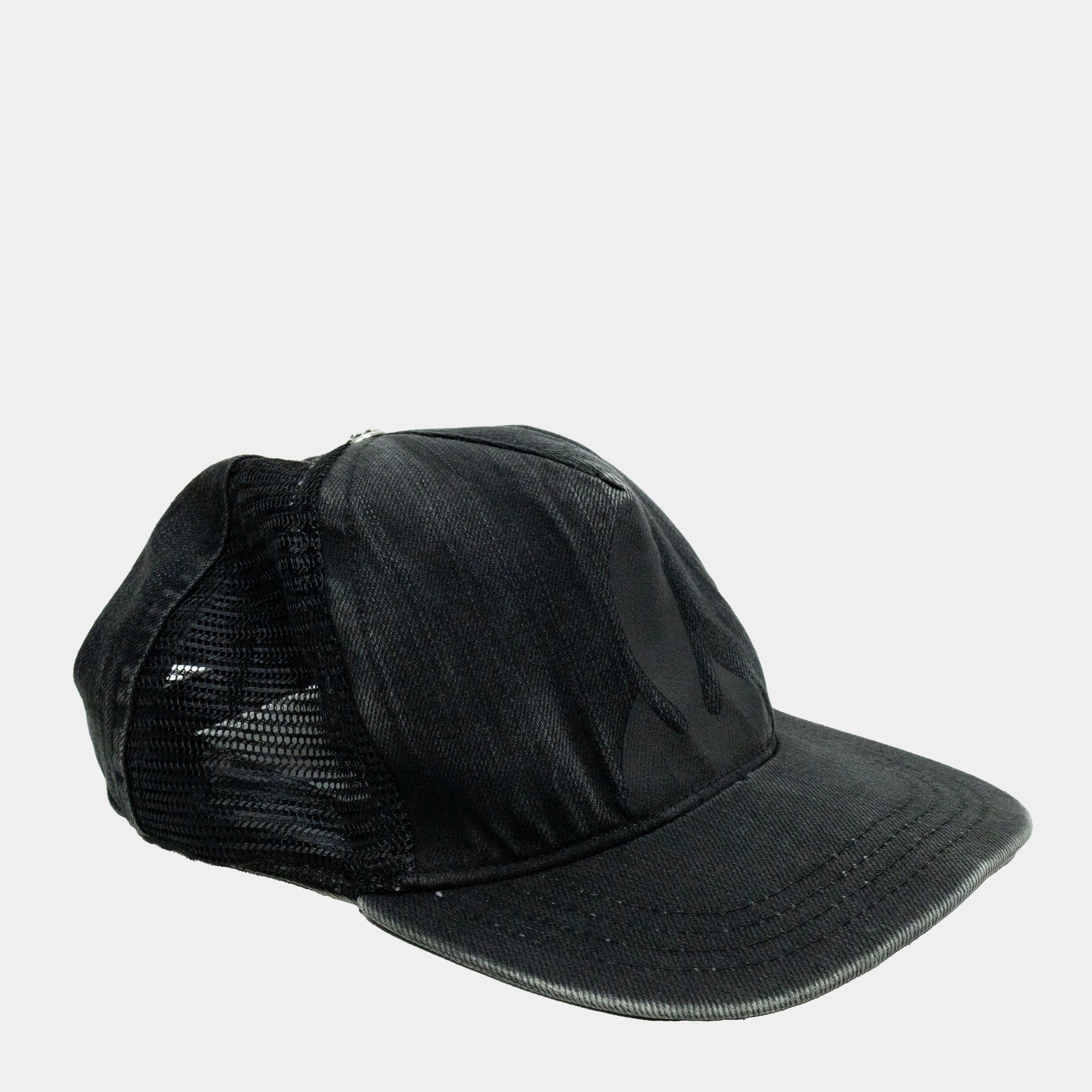 Chrome Hearts Vintage Fleur Knee Denim Trucker Hat