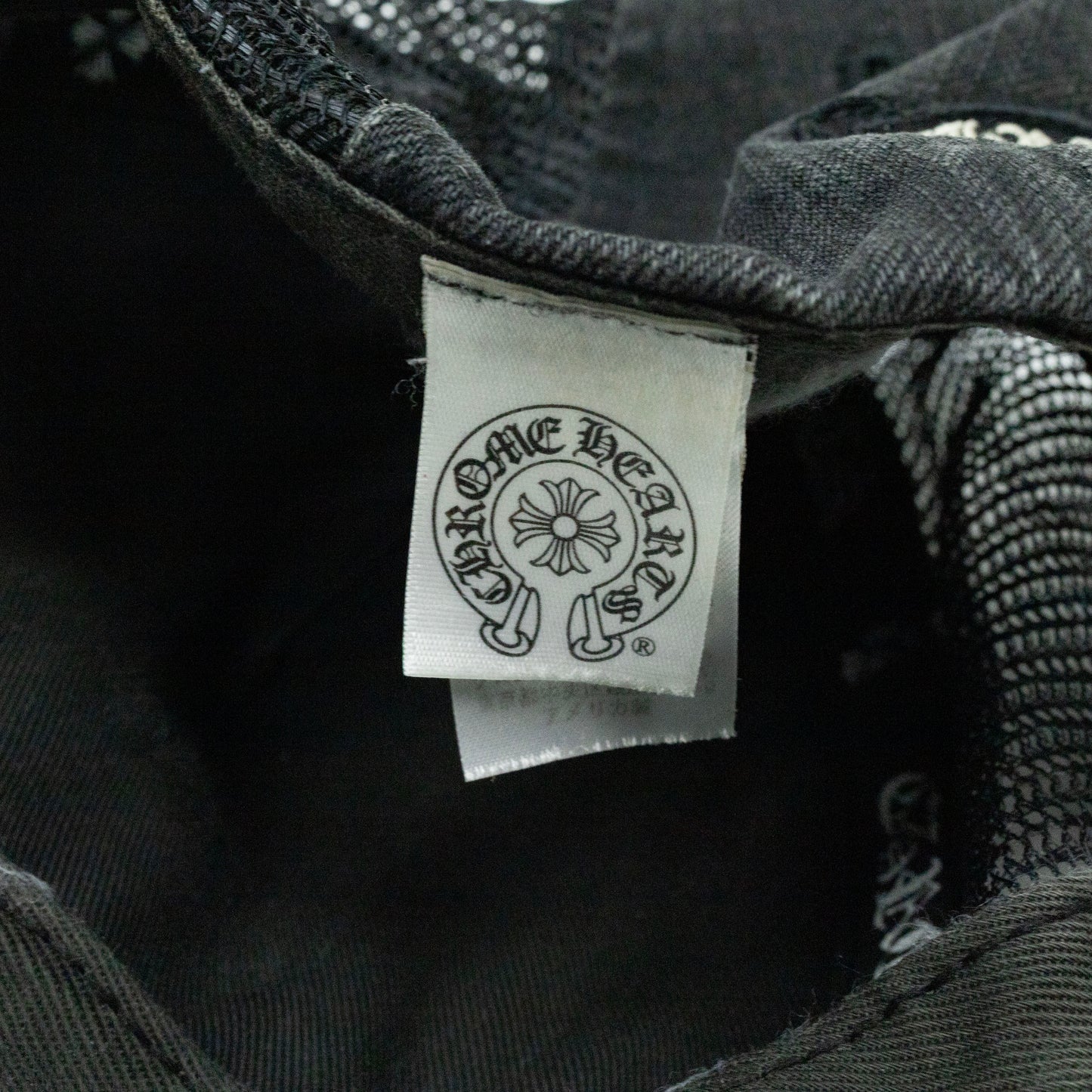 Chrome Hearts Vintage Fleur Knee Denim Trucker Hat