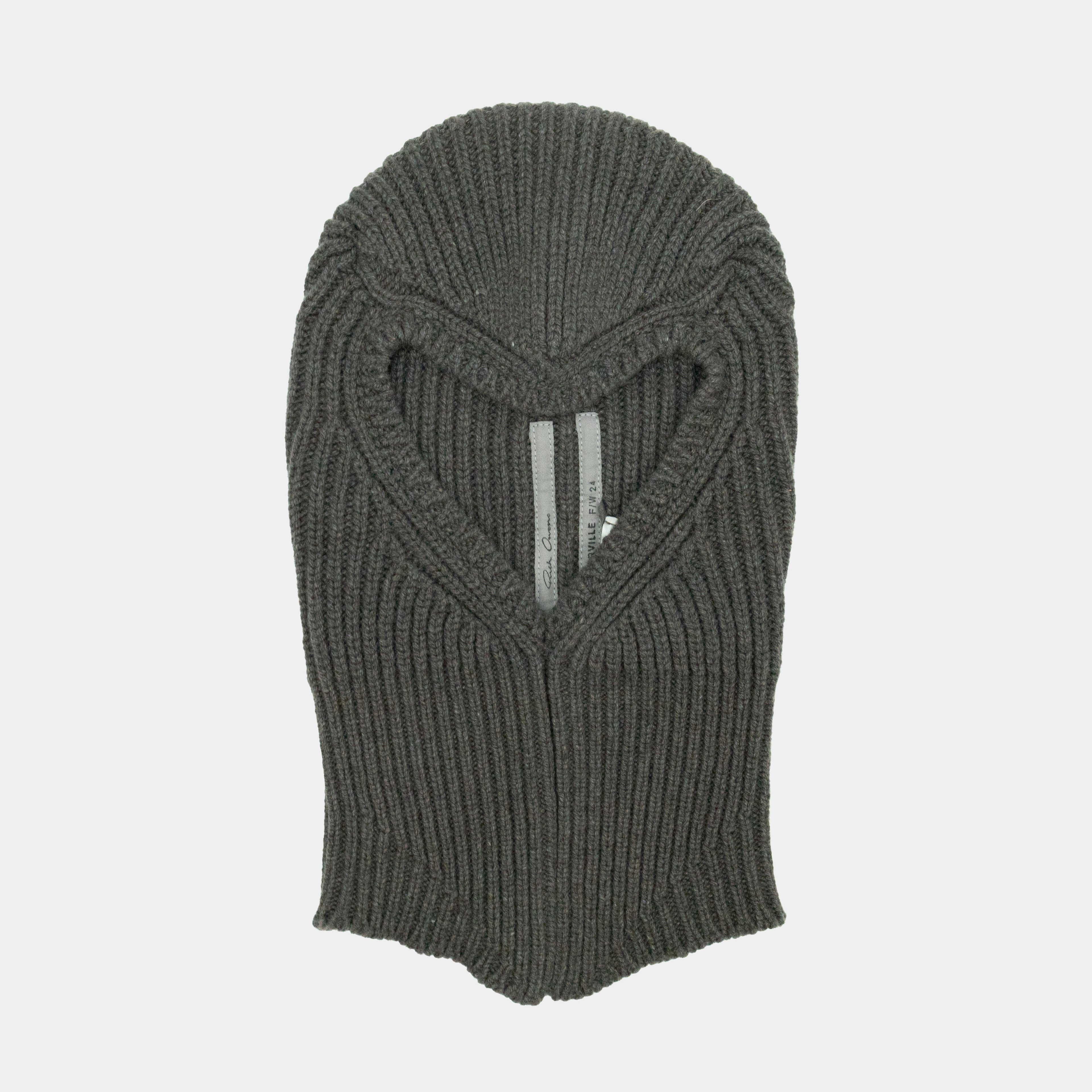 Rick Owens Knitted Balaclava Beanie