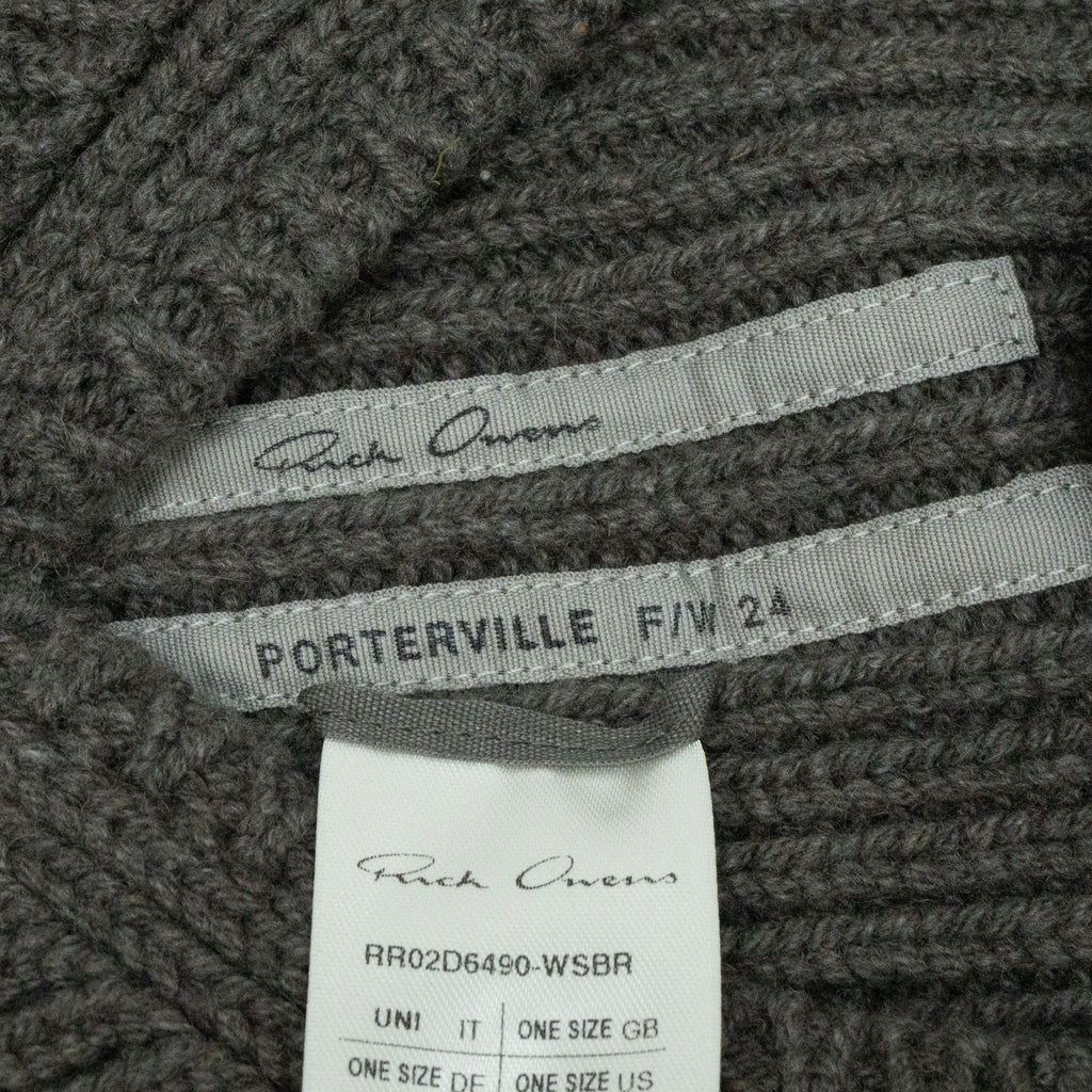 Rick Owens Knitted Balaclava Beanie