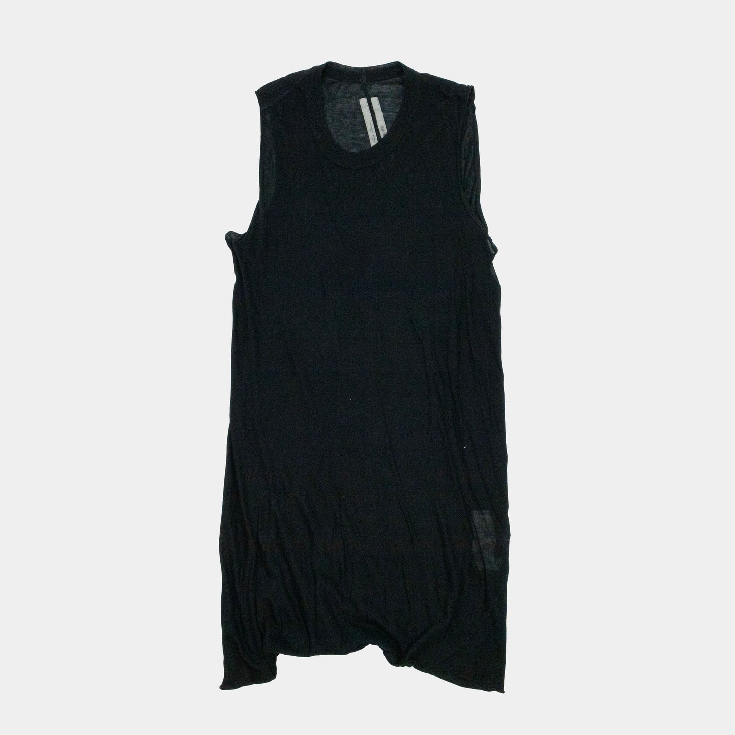 Rick Owens Forever Asymmetrical Mesh Tank Top