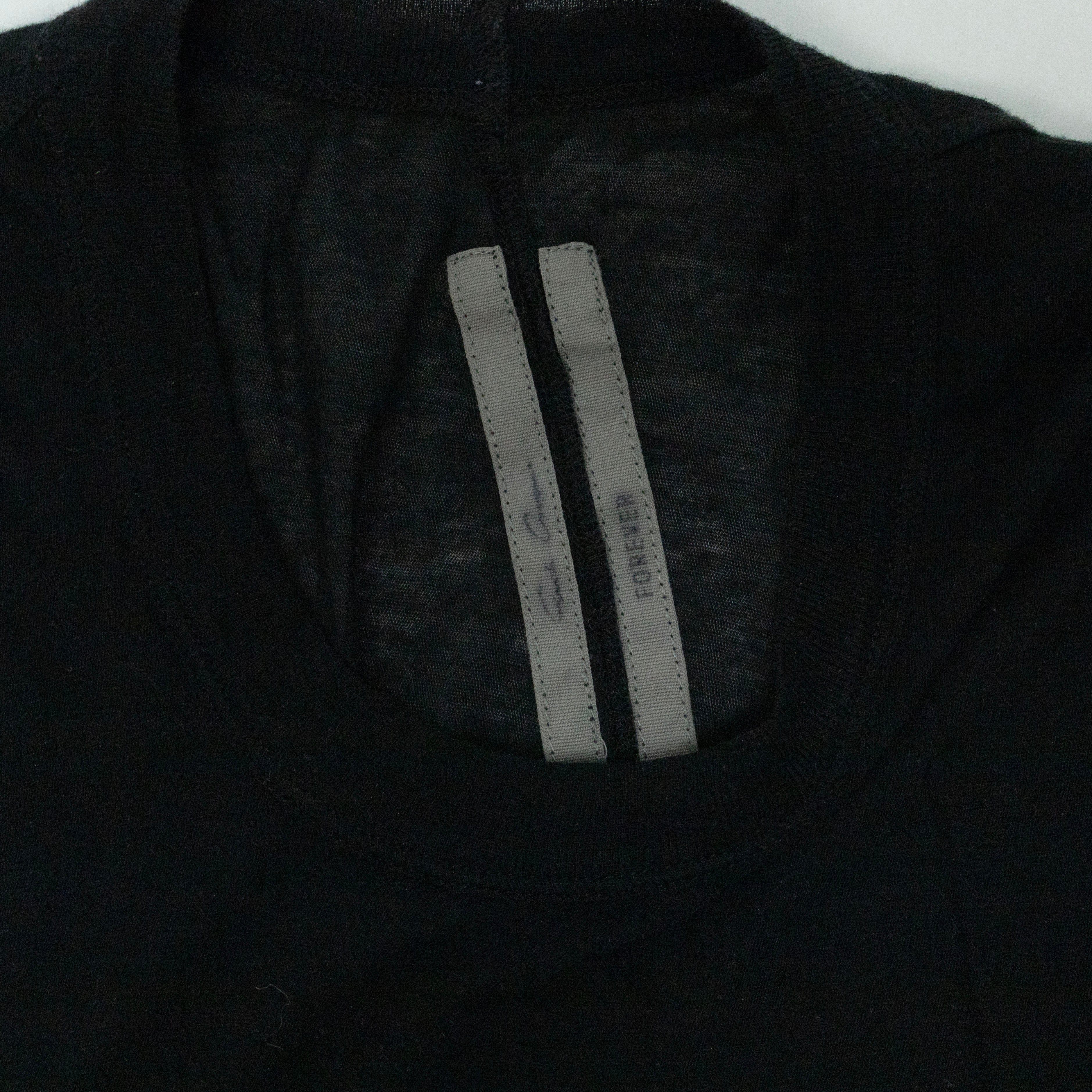 Rick Owens Forever Asymmetrical Mesh Tank Top