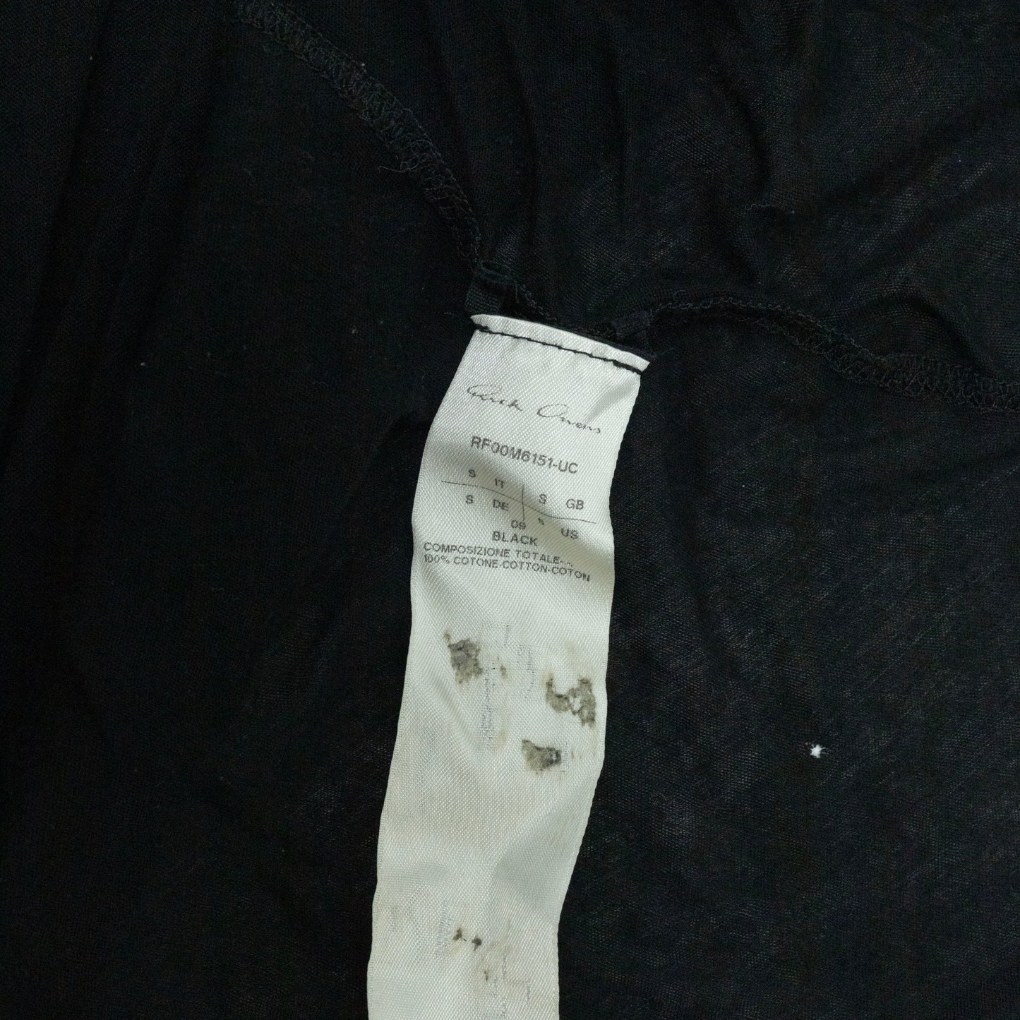 Rick Owens Forever Asymmetrical Mesh Tank Top