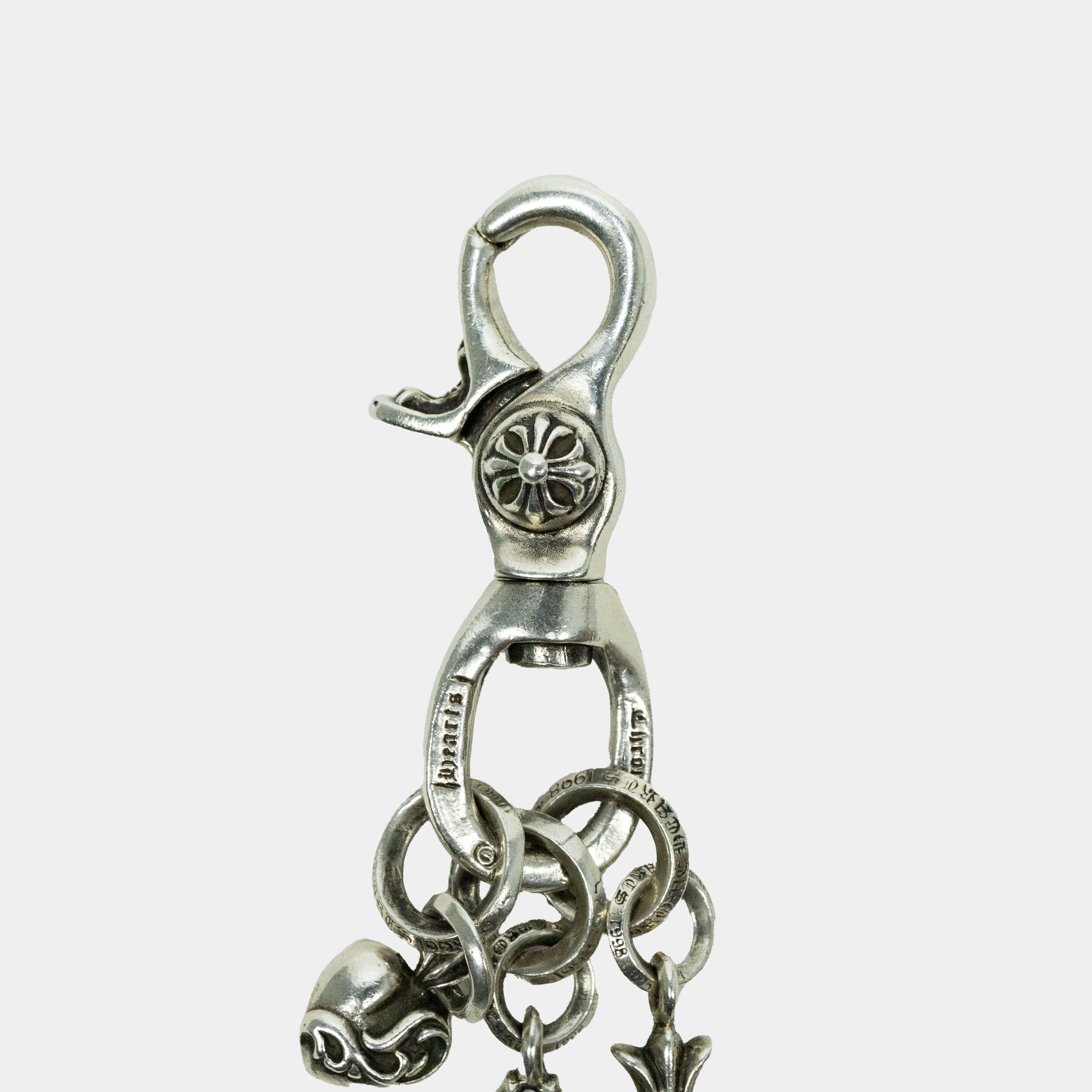Chrome Hearts Lobster Clasp Multi-Charm Keychain
