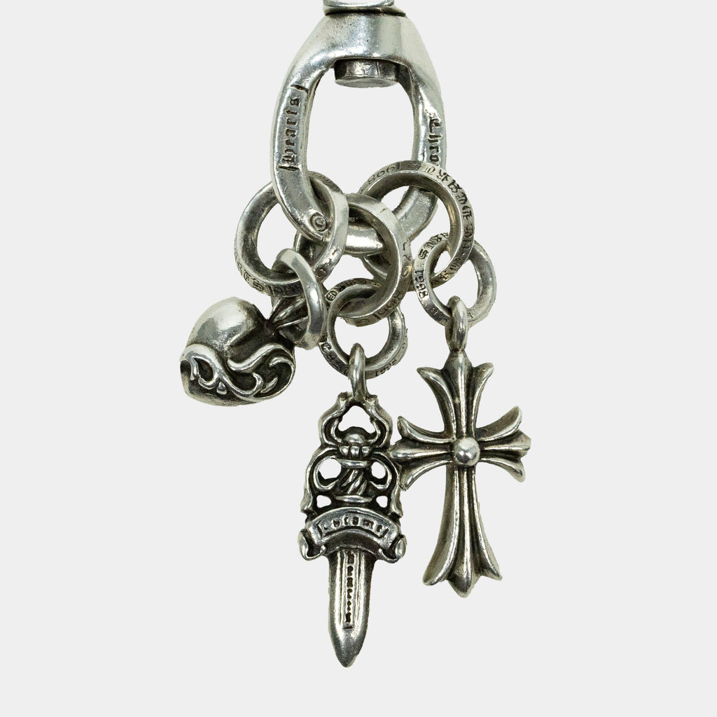 Chrome Hearts Lobster Clasp Multi-Charm Keychain