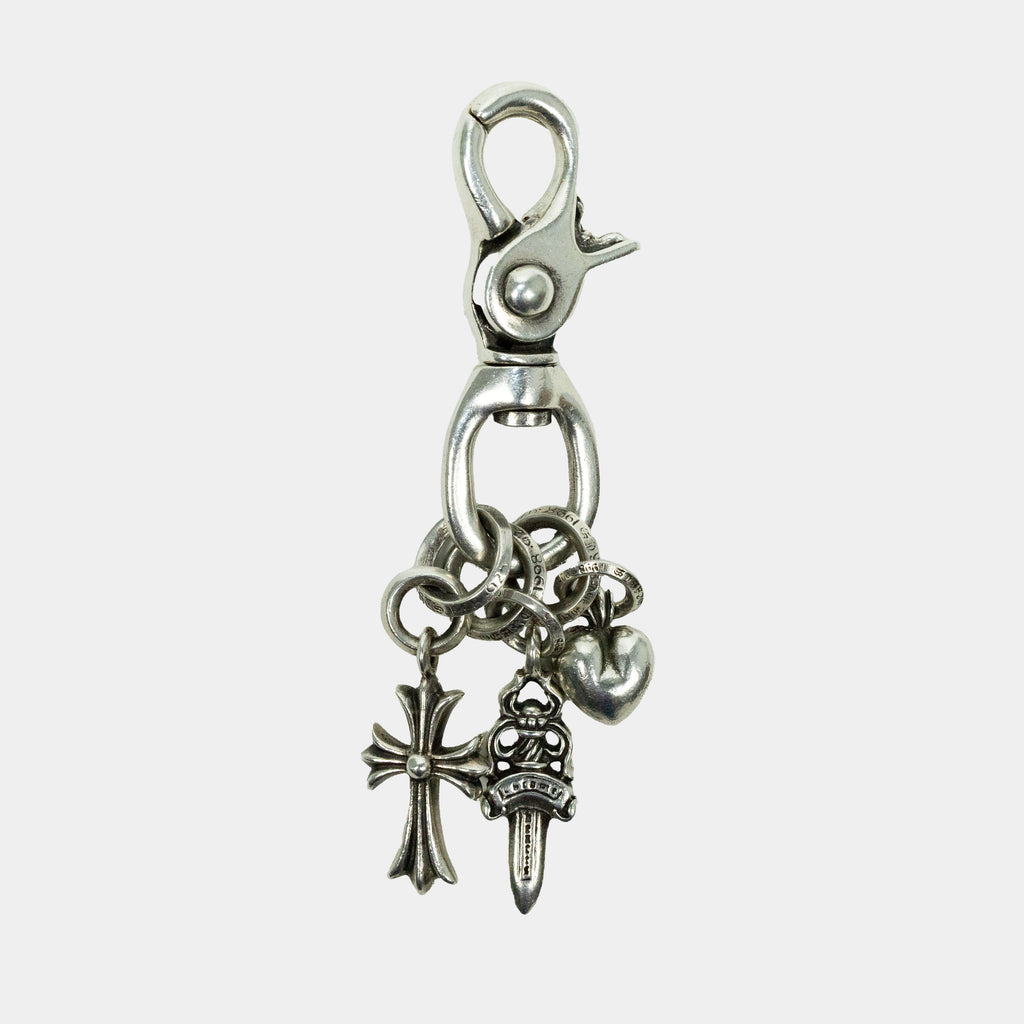 Chrome Hearts Lobster Clasp Multi-Charm Keychain