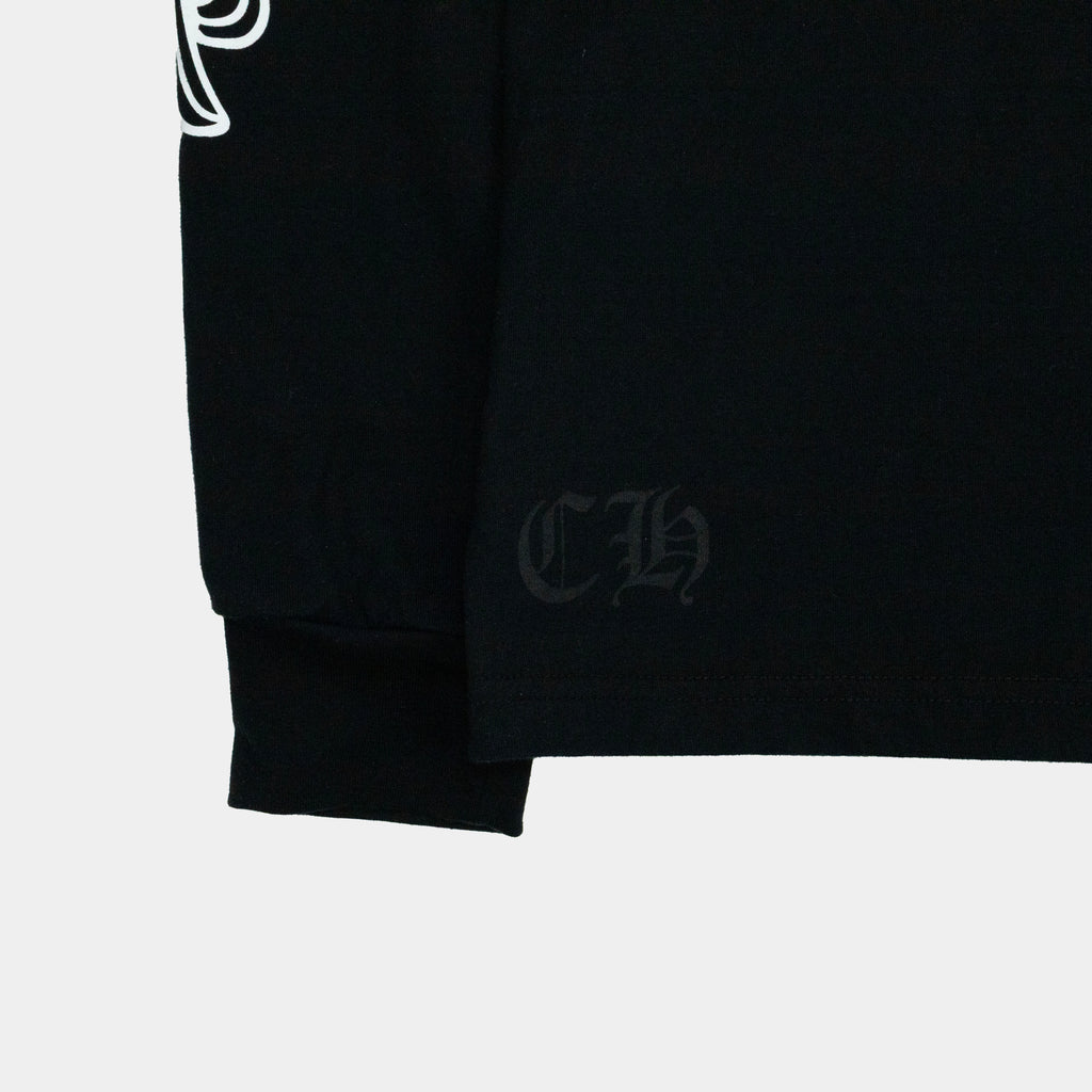 Chrome Hearts Floral Elbow Long Sleeve T-Shirt