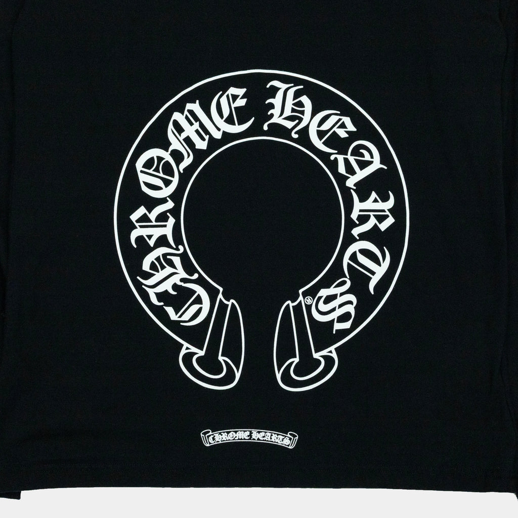 Chrome Hearts Floral Elbow Long Sleeve T-Shirt