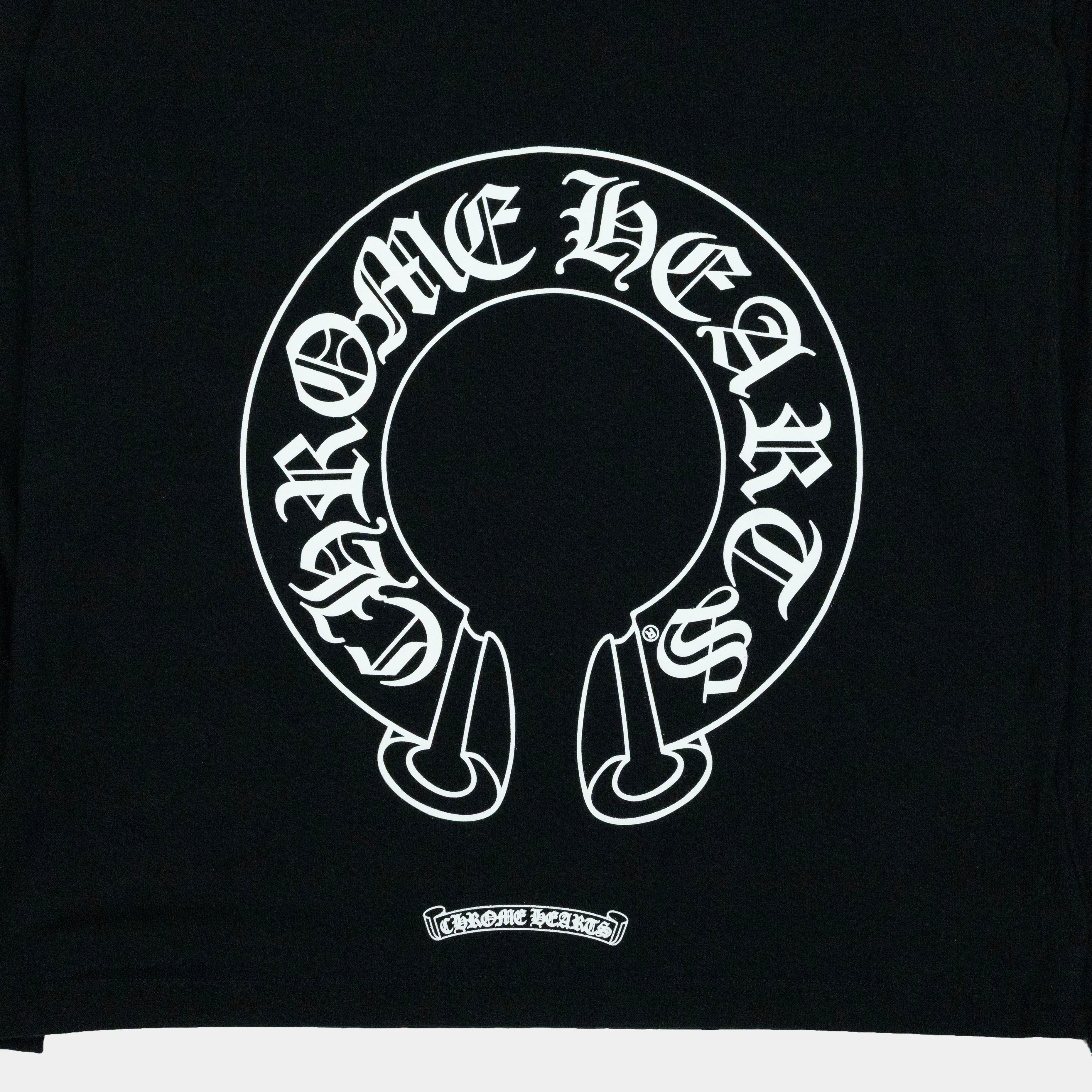 Chrome Hearts Floral Elbow Long Sleeve T-Shirt