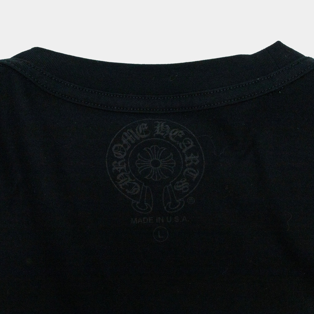 Chrome Hearts Floral Elbow Long Sleeve T-Shirt