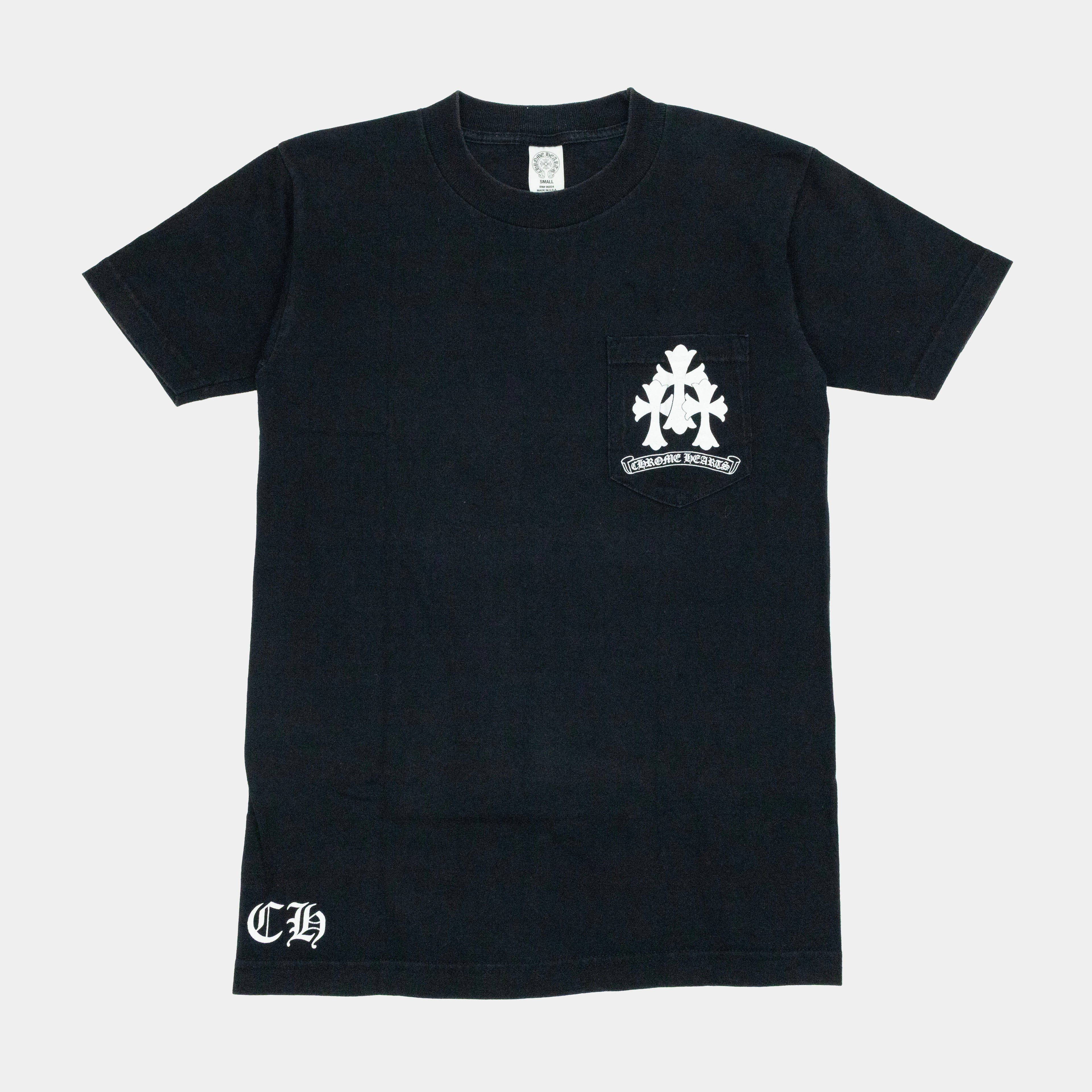 Chrome Hearts Vintage Triple Cross Logo T-Shirt