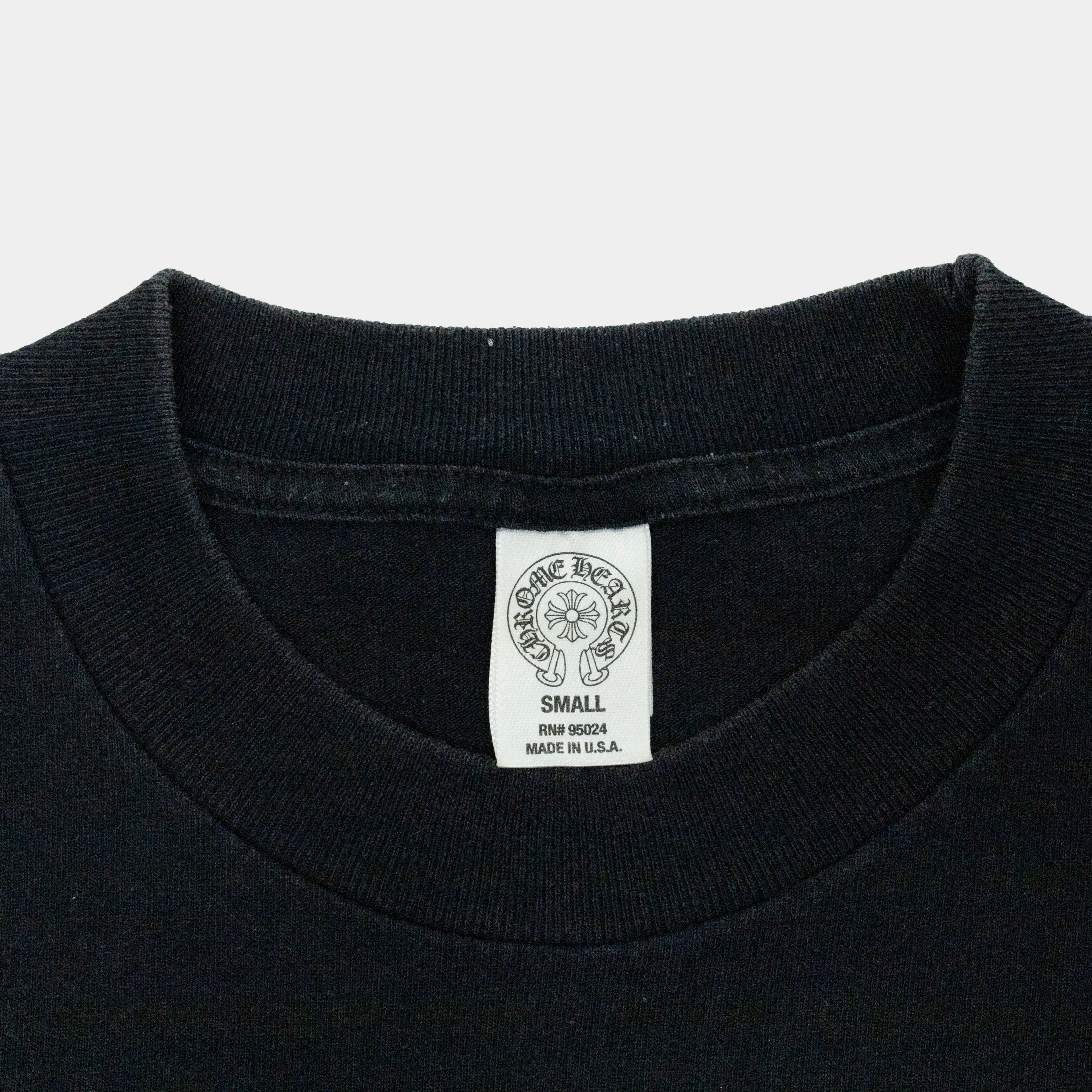 Chrome Hearts Vintage Triple Cross Logo T-Shirt