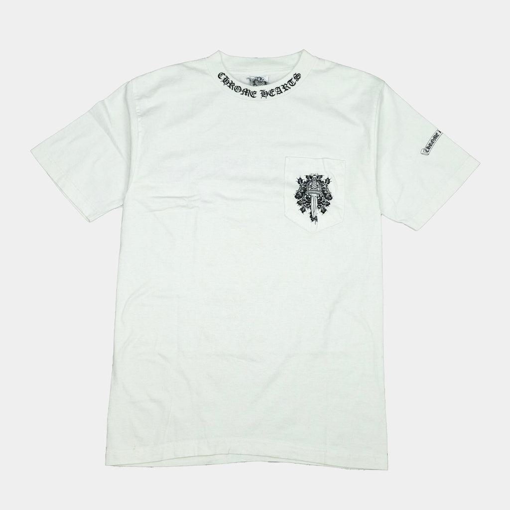 Chrome Hearts Vintage Vine Dagger Logo T-Shirt