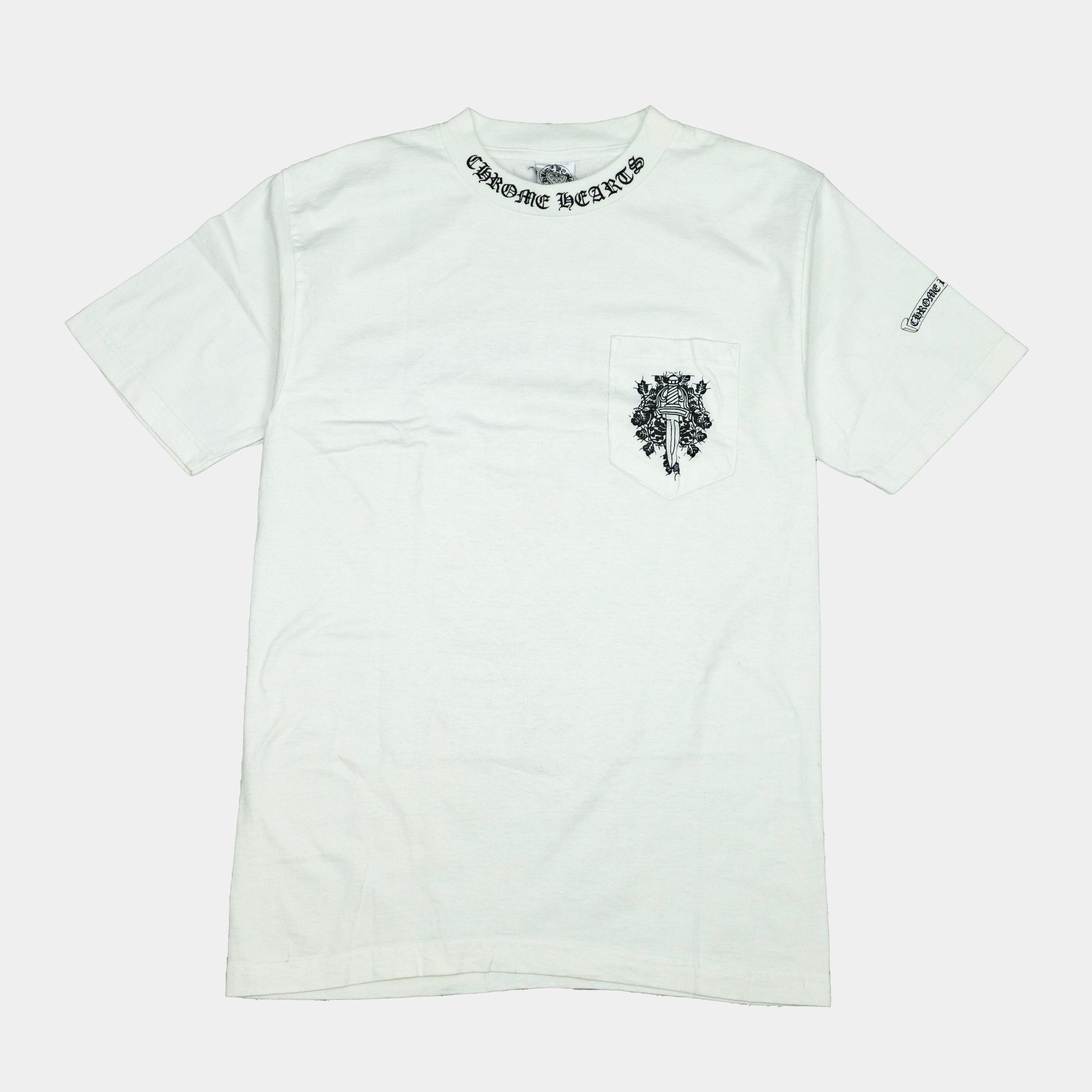 Chrome Hearts Vintage Vine Dagger Logo T-Shirt