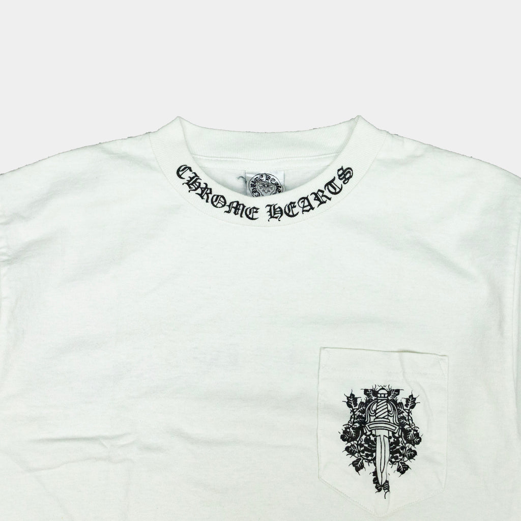 Chrome Hearts Vintage Vine Dagger Logo T-Shirt