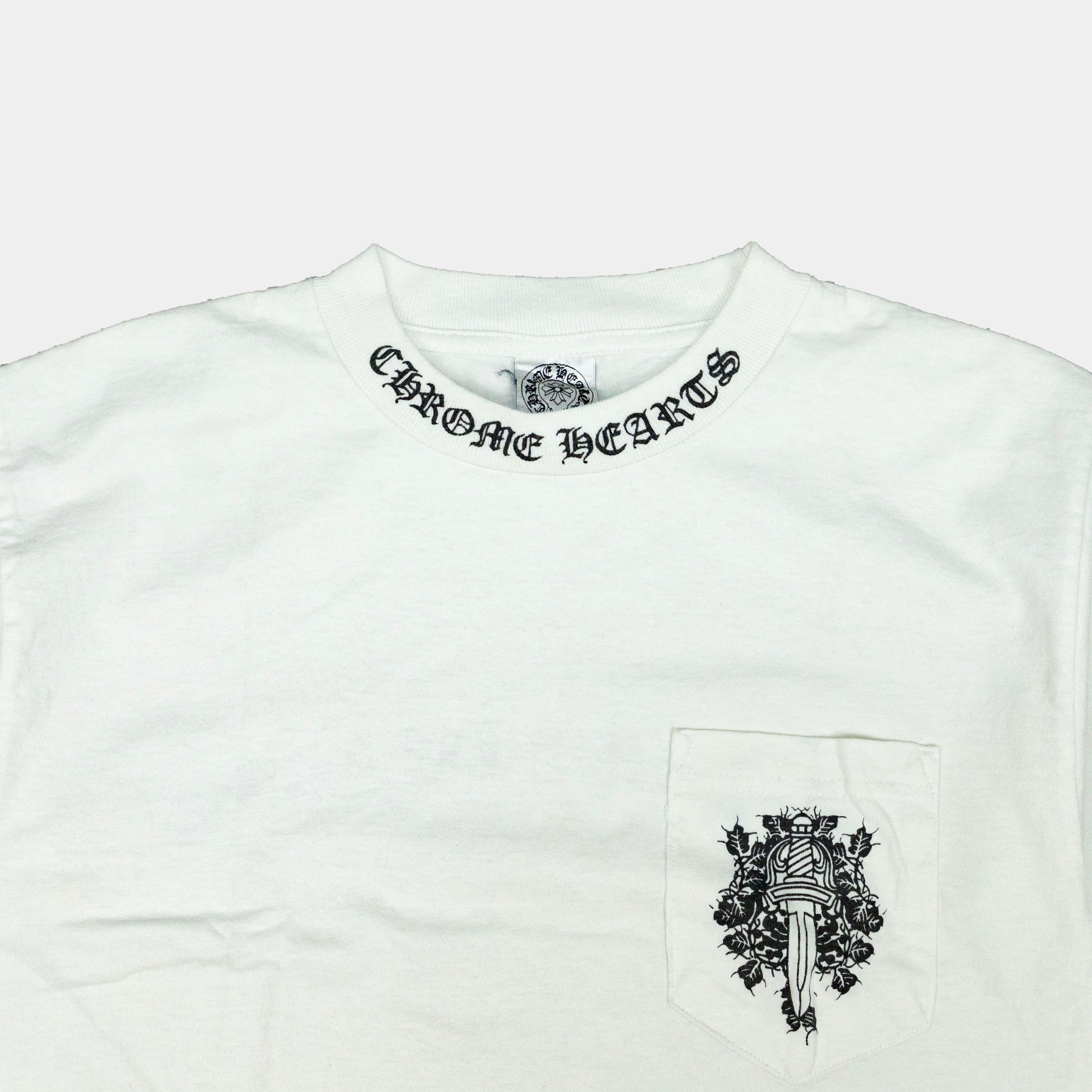 Chrome Hearts Vintage Vine Dagger Logo T-Shirt