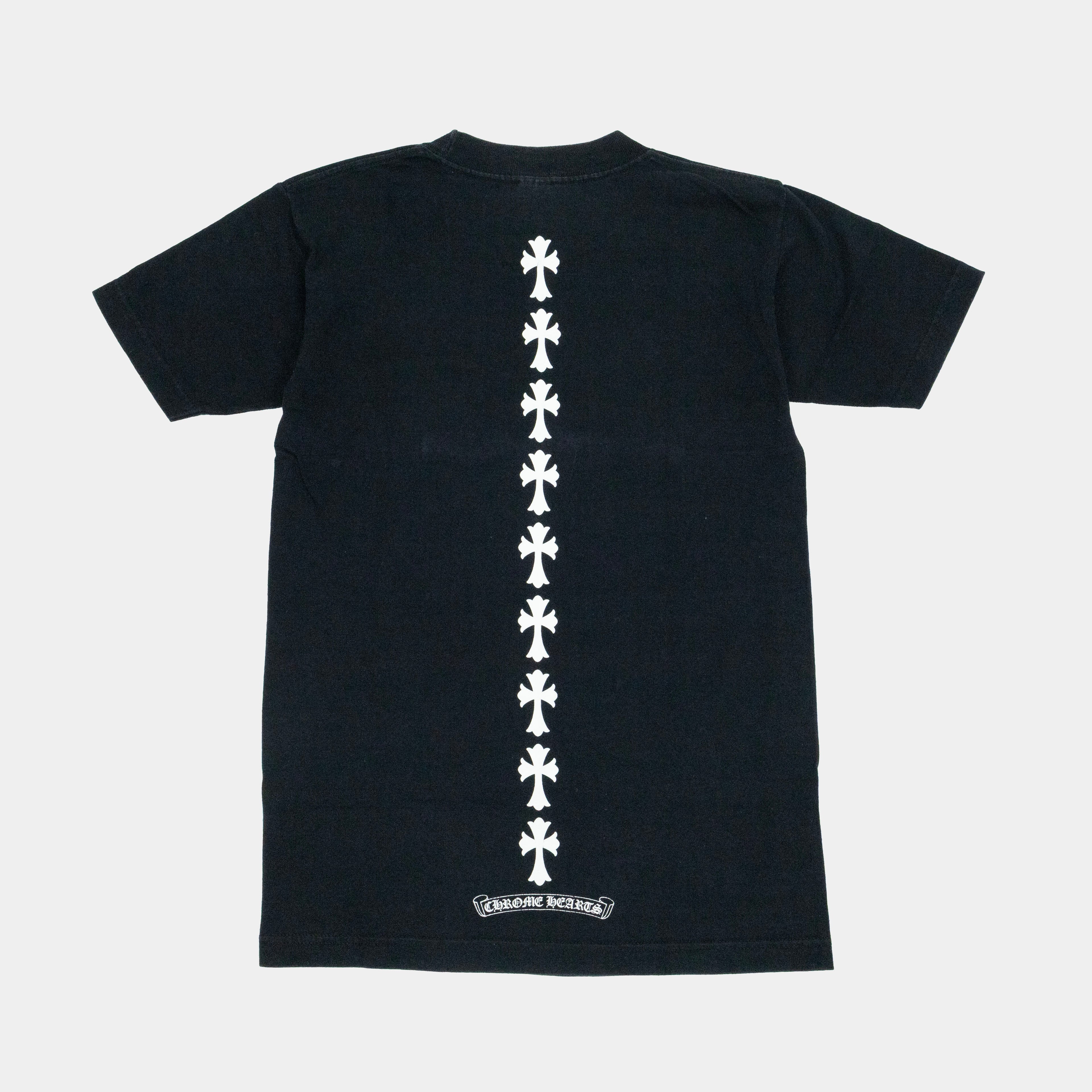 Chrome Hearts Vintage Triple Cross Logo T-Shirt