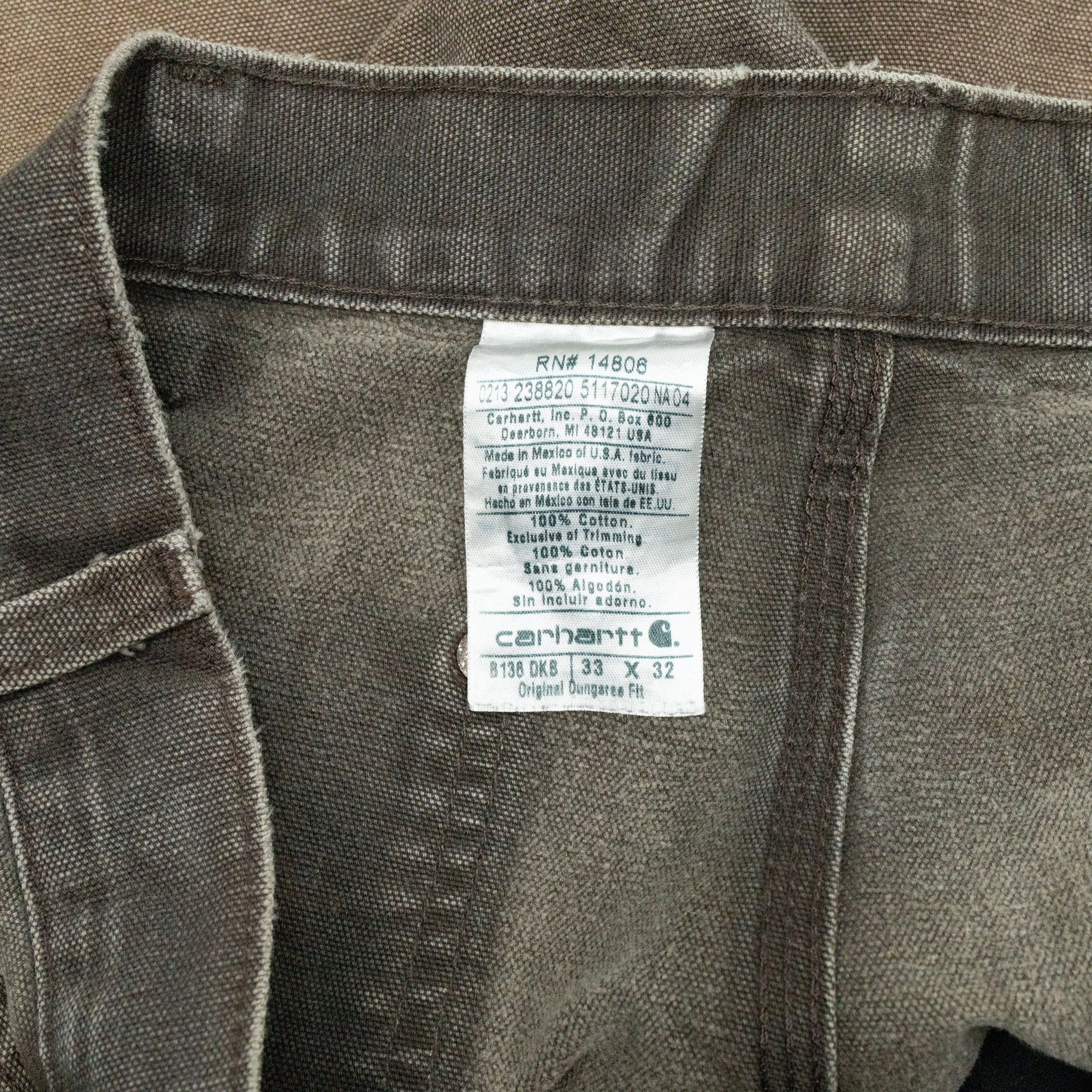 Carhartt B136 Double Knee Carpenter Pant