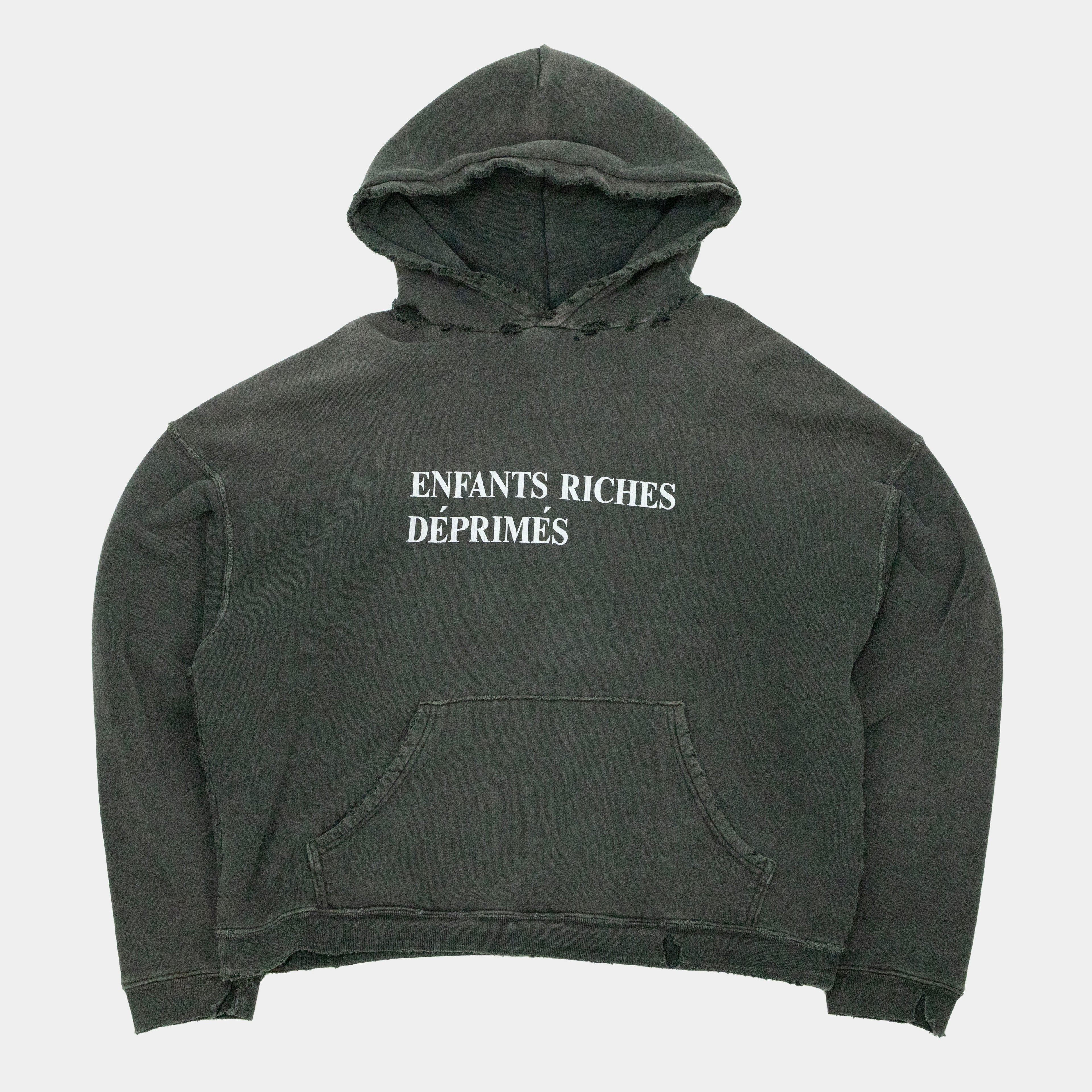 Enfants Riches Deprimes Classic Logo Distressed Hoodie