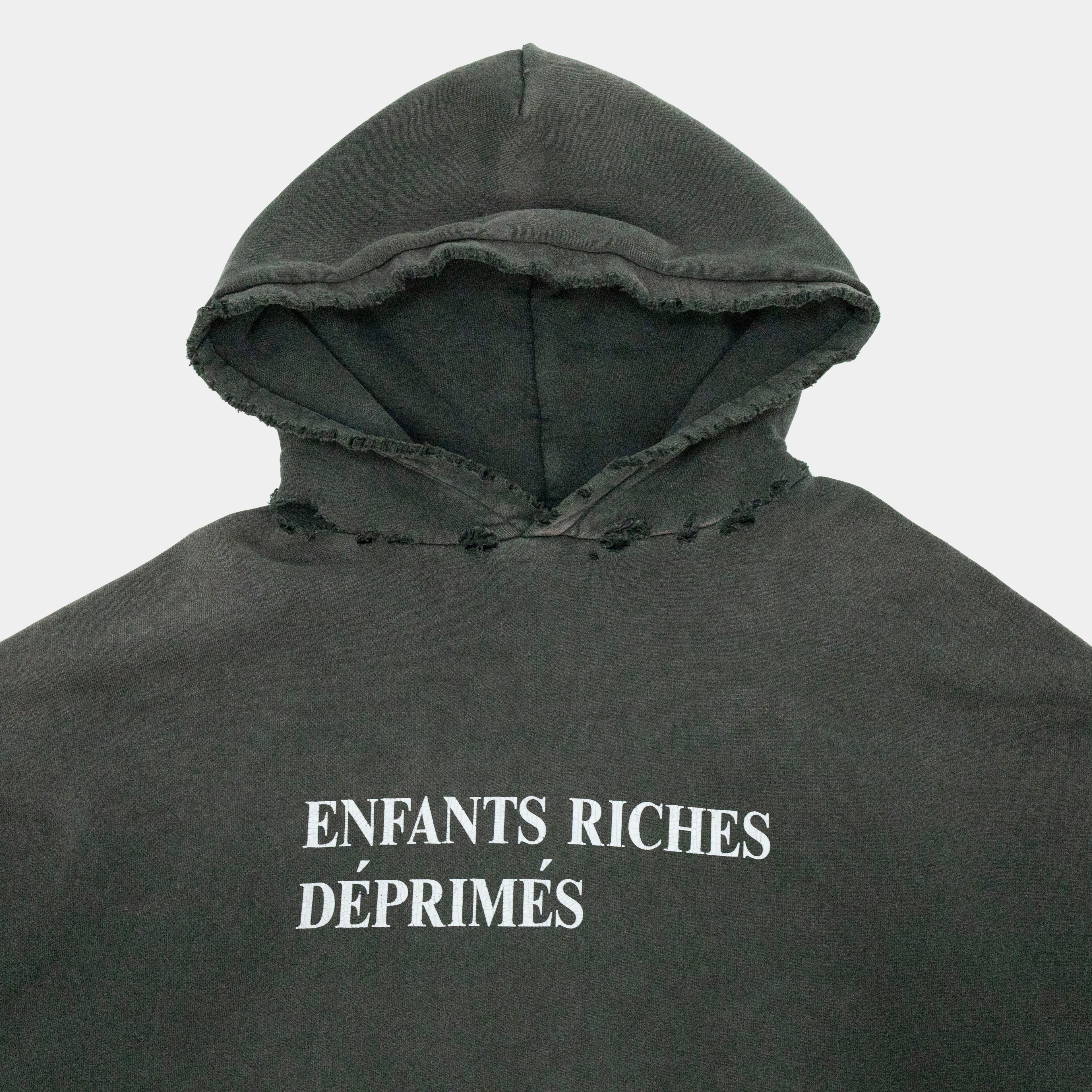 Enfants Riches Deprimes Classic Logo Distressed Hoodie
