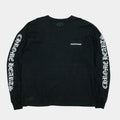 Chrome Hearts Scroll Logo Long Sleeve T-Shirt