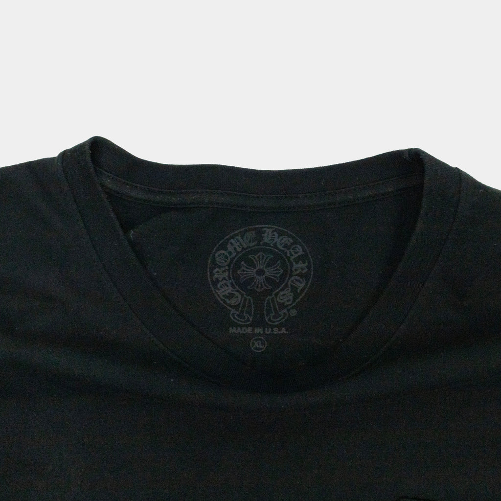Chrome Hearts Scroll Logo Long Sleeve T-Shirt