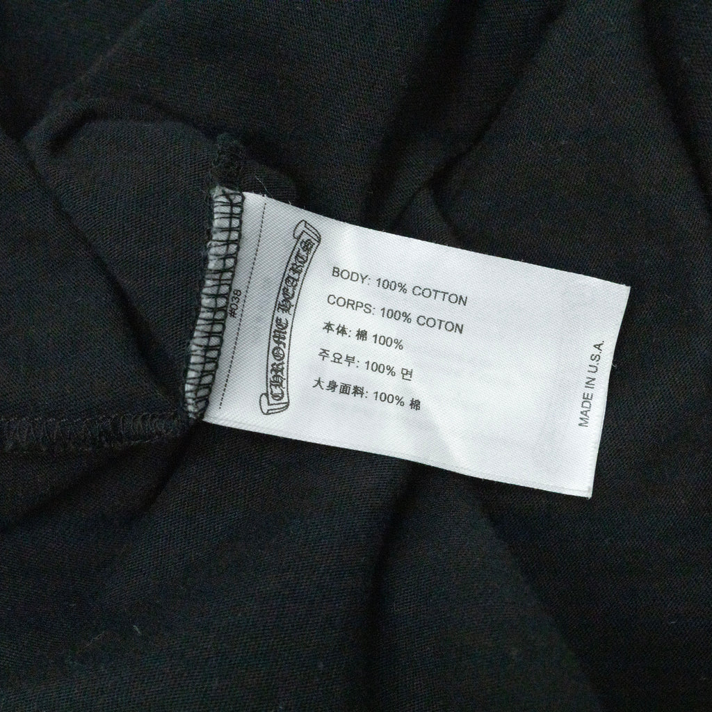 Chrome Hearts Scroll Logo Long Sleeve T-Shirt