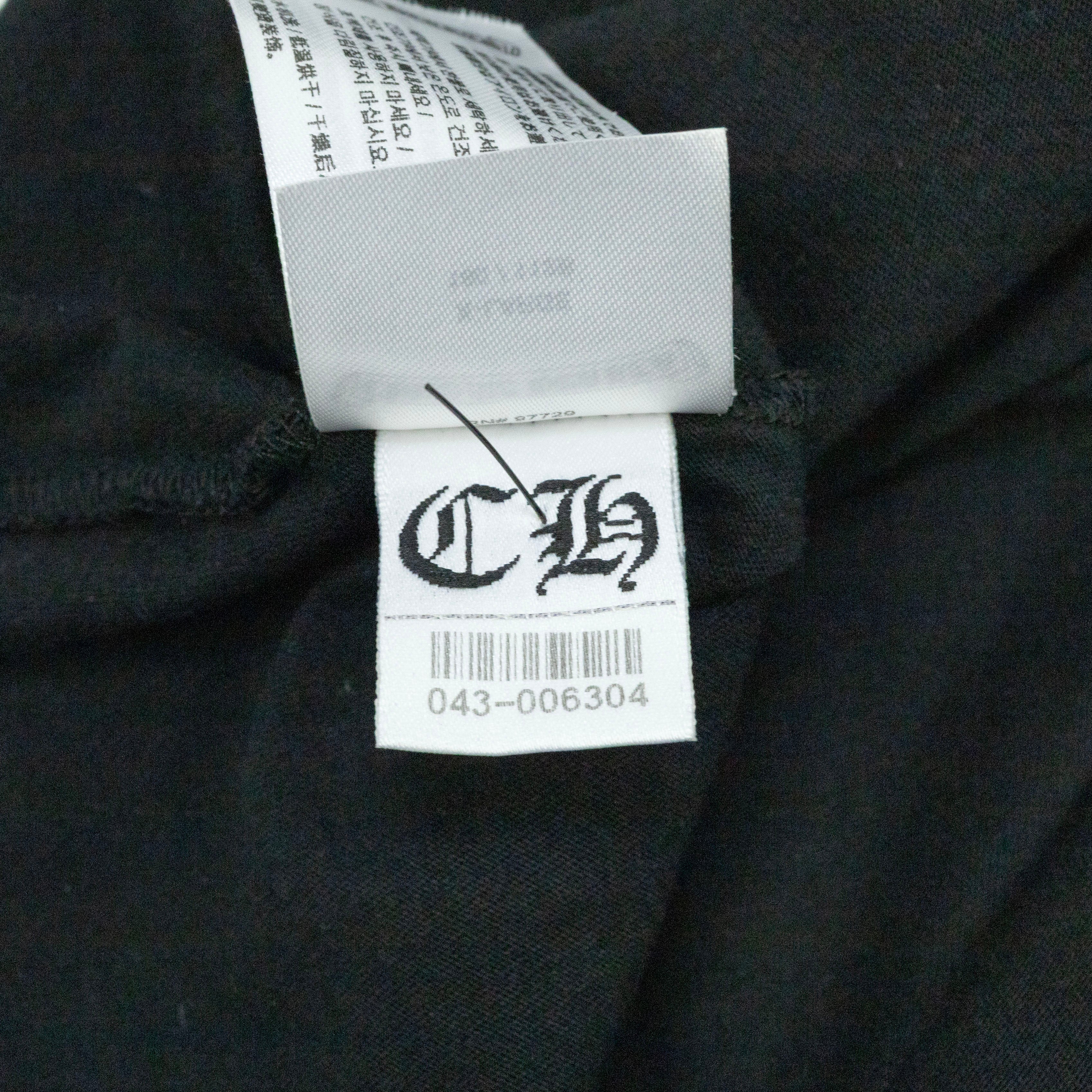 Chrome Hearts Scroll Logo Long Sleeve T-Shirt