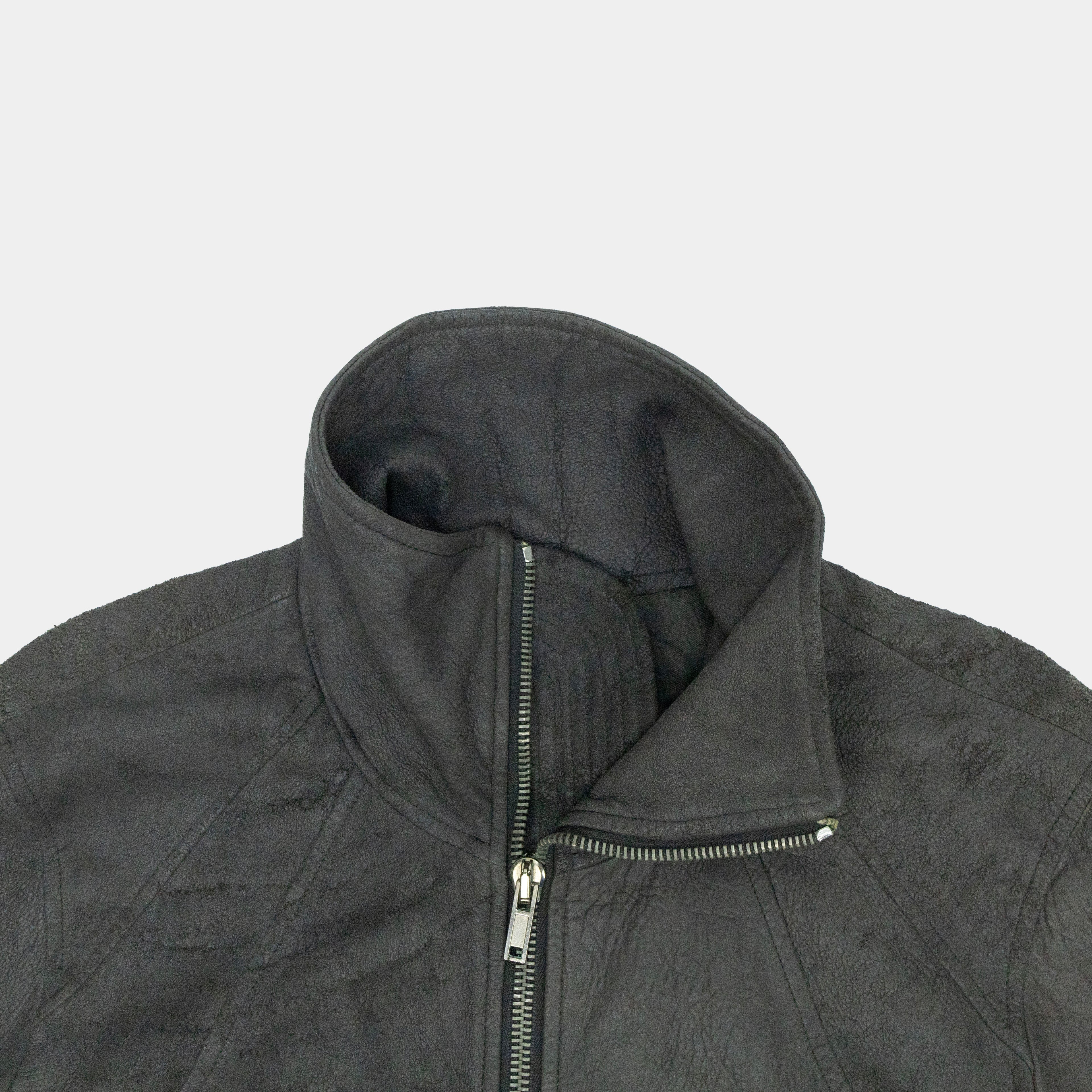 Rick Owens F/W 2010 "Gleam" Intarsia Leather Jacket