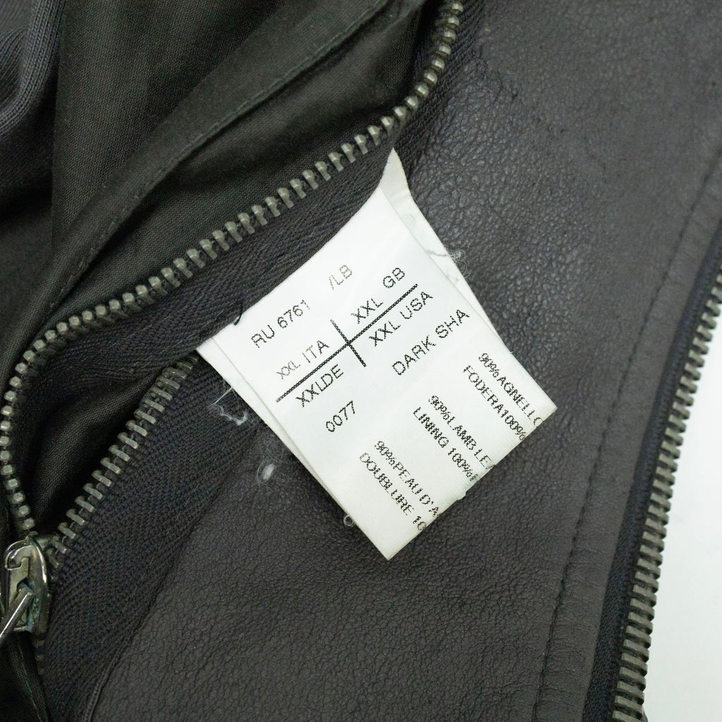 Rick Owens F/W 2010 "Gleam" Intarsia Leather Jacket
